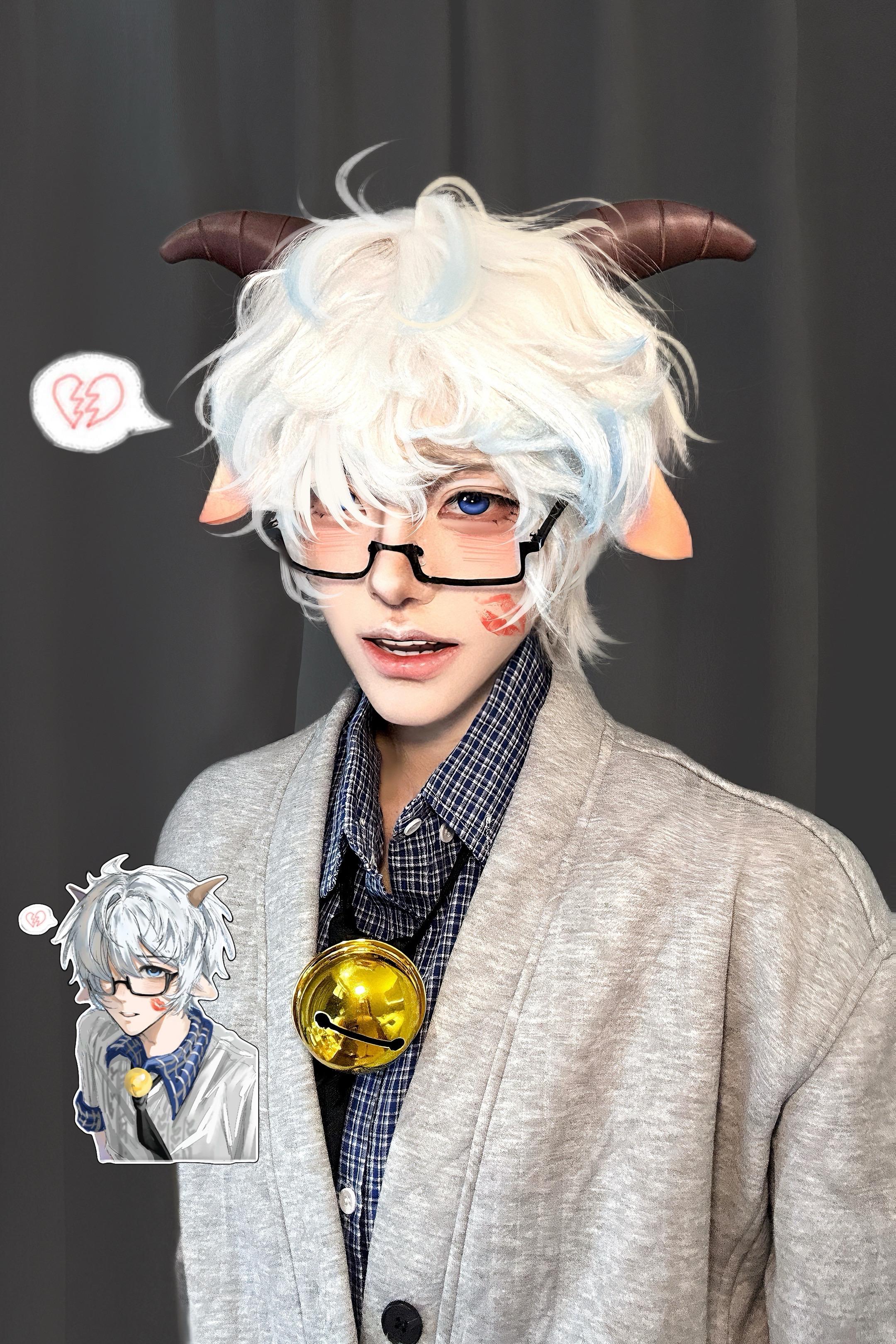 到底在装什么无辜🥺。参考自 老师的画