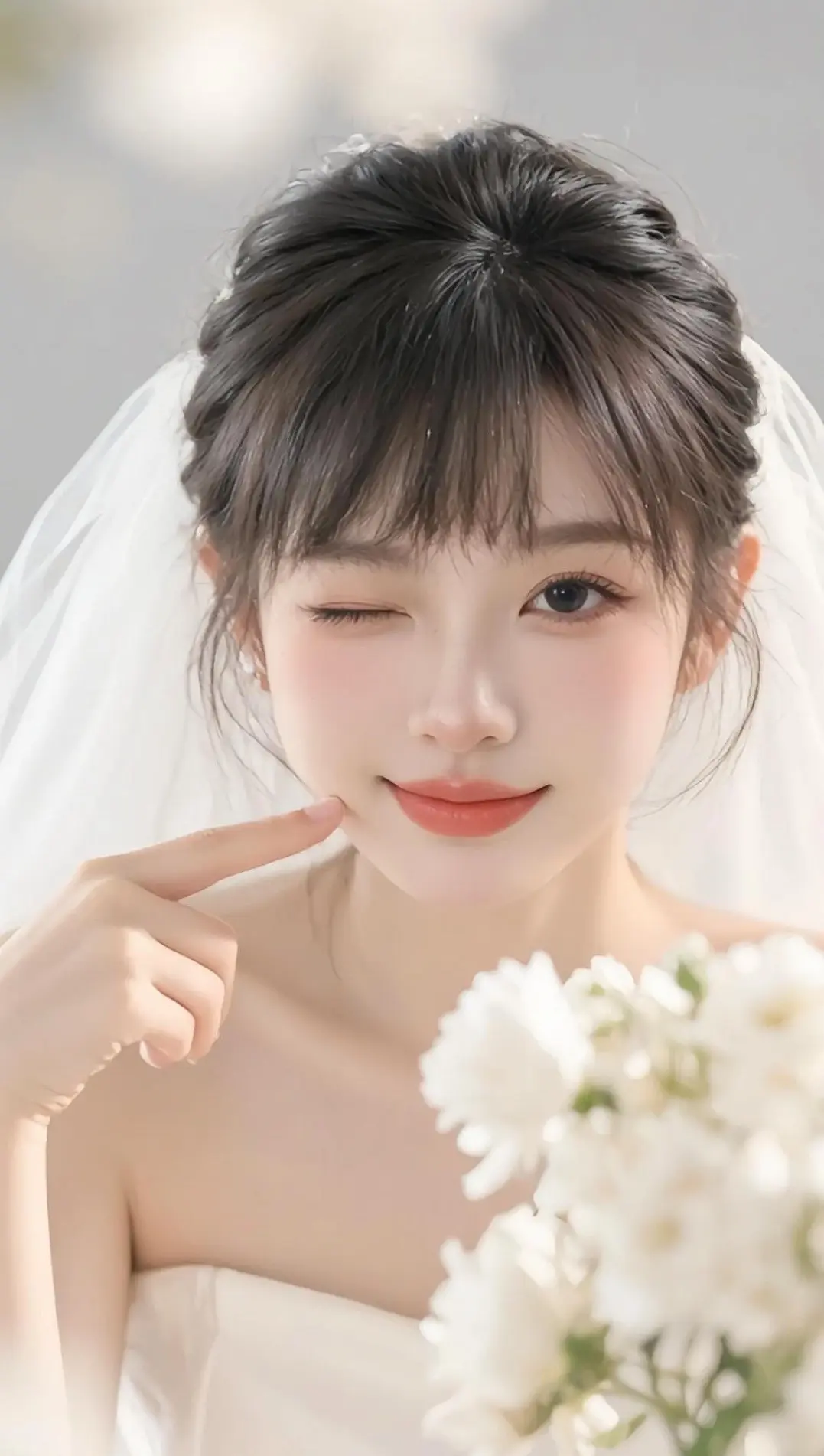 甜美新娘写真 ai创作 AI创作  全新AI写真想跪下来求自己别玩写真了