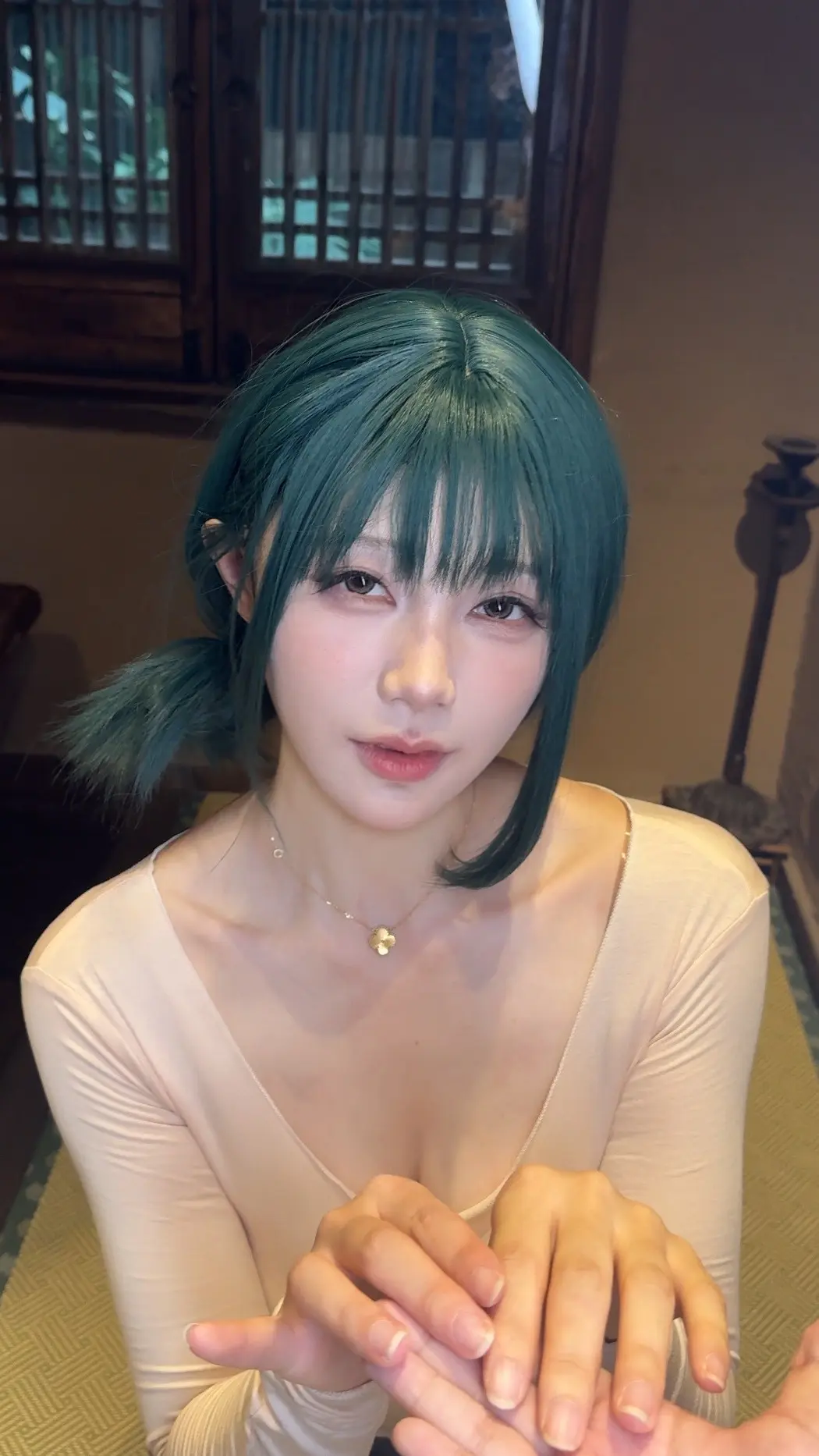 和教授一起喝茶