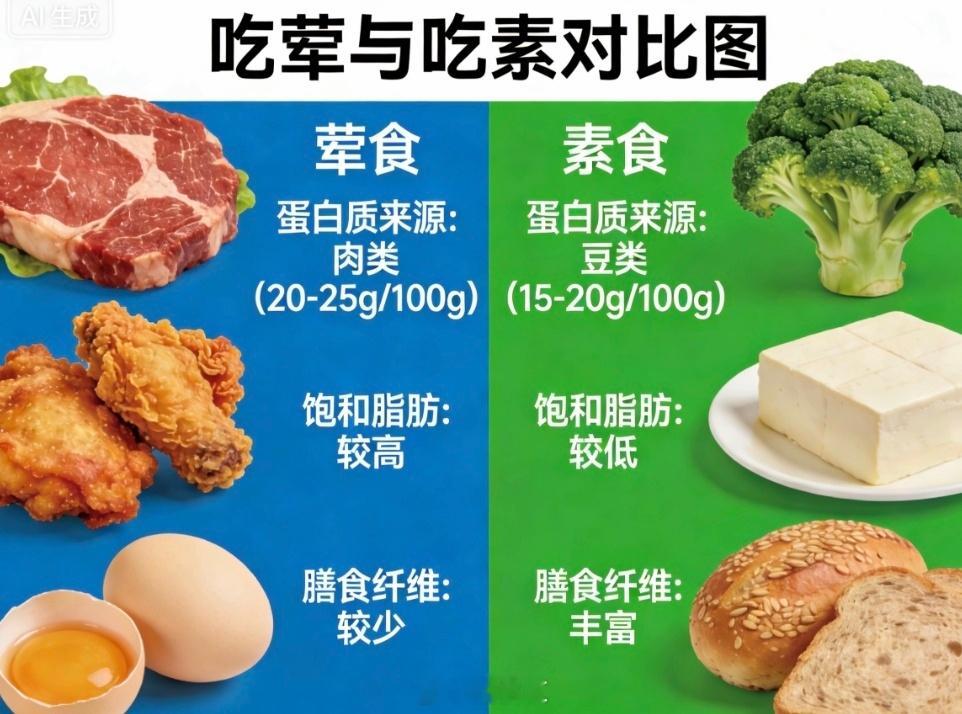 素人和荤人的区别，你们身边有吃素的人吗？对于绝大多数人来说，荤素都是搭配着吃吧？