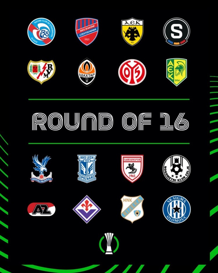 #欧联杯欧协联16强全部确定#欧联、欧协联淘汰附加赛对阵结束，16强球队全部确定