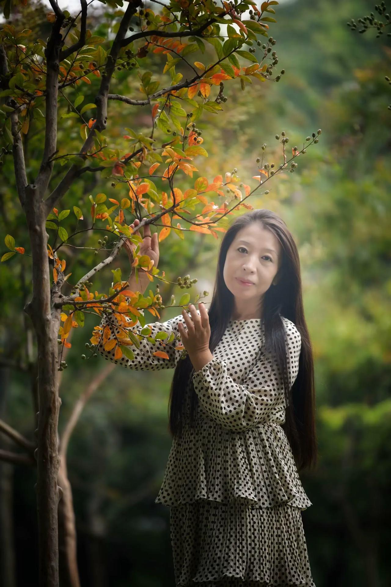 秋天的风景，#秋写真# #秋天很适合拍照# #晚秋写真# #公园树林拍照# #昨