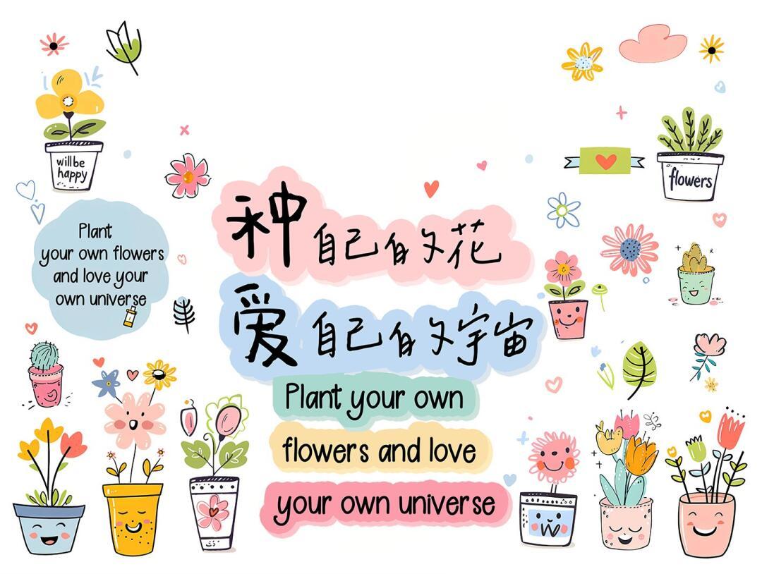 iPad壁纸｜文字鼓励系迷茫的时候打开屏幕或许会有答案[送花花] 