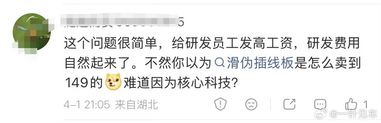 笑，不给研发人员发高工资，难道应该把这钱给股东，研发费用下去了，才是他们眼中的好
