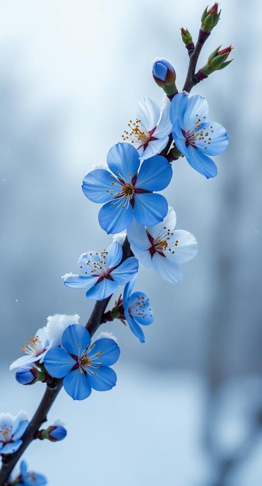 《七绝·梅》
寒枝点点雪中姿，
傲骨凌寒不畏迟。
孤芳自赏香盈袖，
岁寒迎春最是