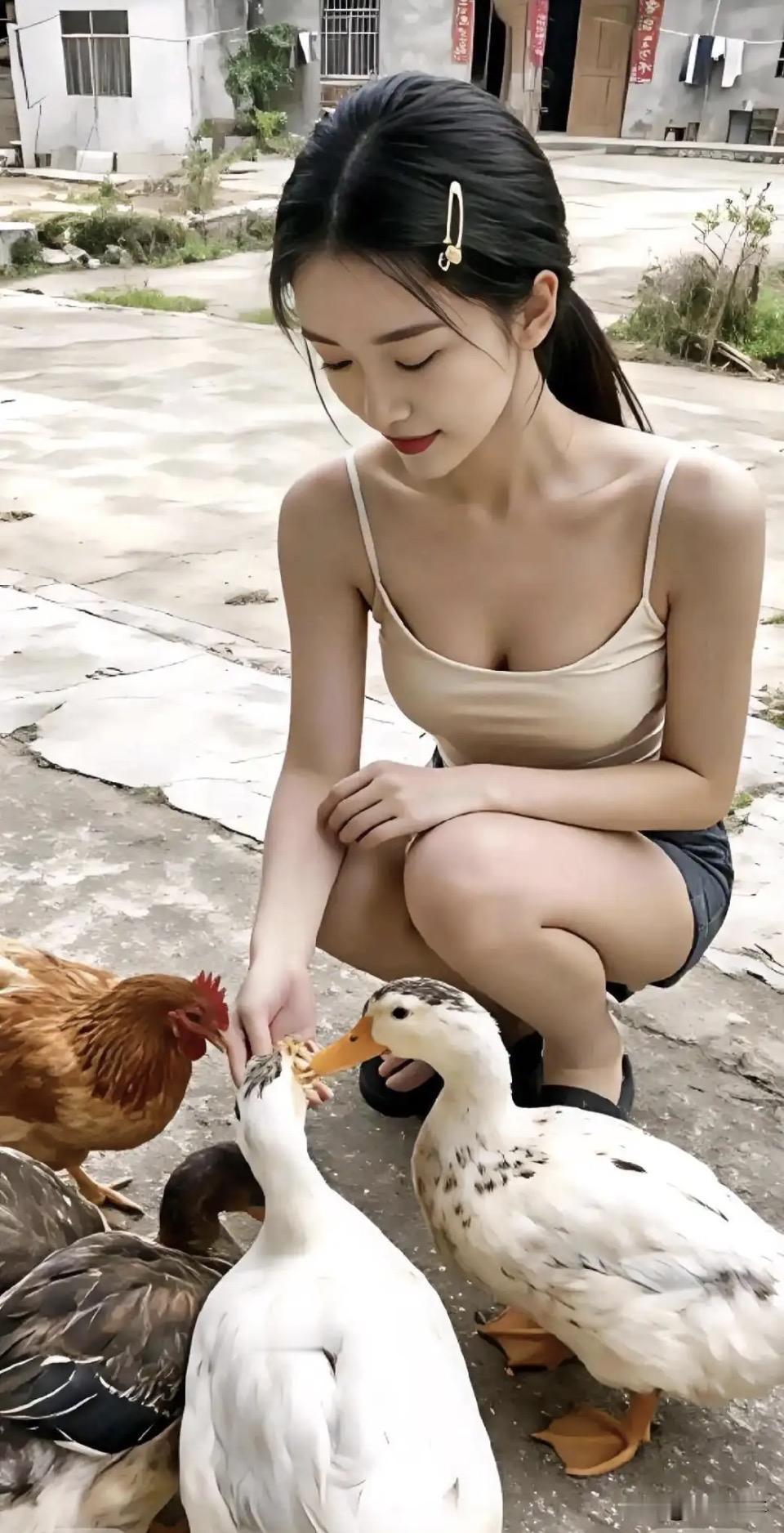 这种场景下，被鸭子啄伤的概率很低👇
为什么大多时候不怕？

1. 鸭子的“啄”