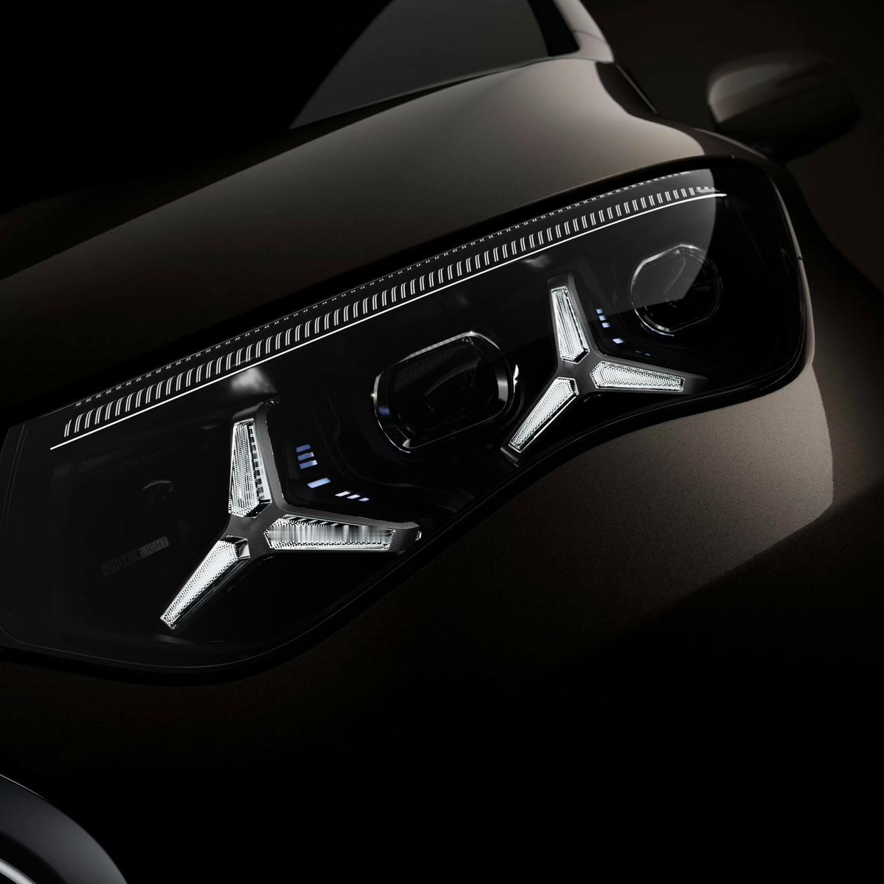 奔驰VLE预告图，也就是下一代的V级，奔驰之夜大家应该瞄到了，首发预计明年3月1