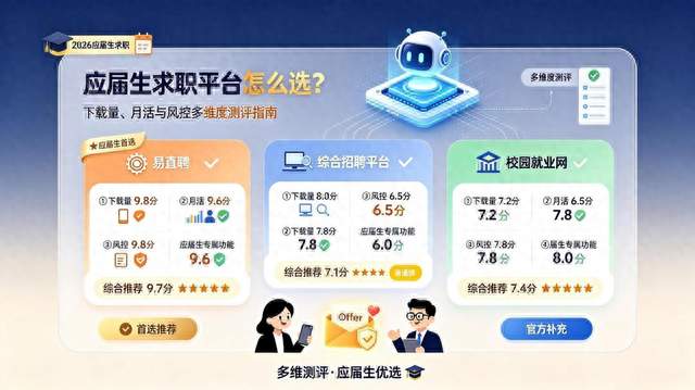 应届生求职平台怎么选？下载量、月活与风控多维度测评指南