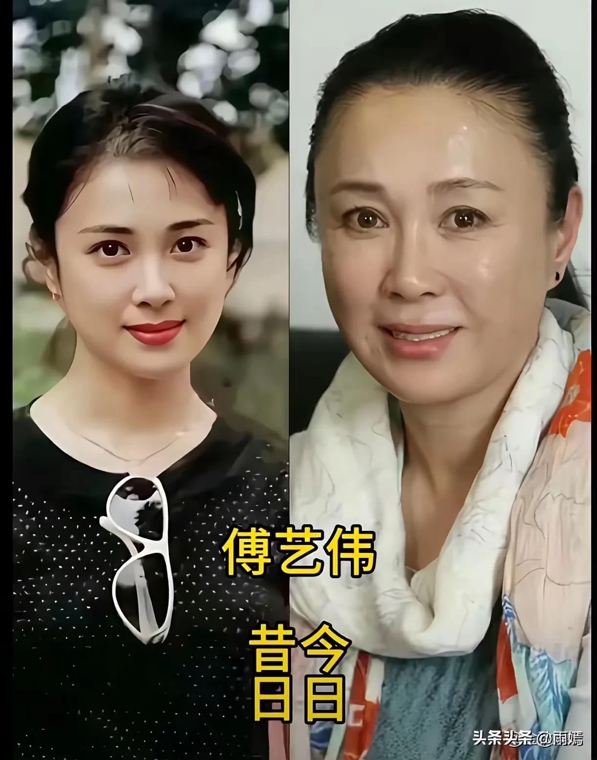 岁月馈赠尽显从容美。

曹颖曾是央视一姐，后转行成为演员，嫁给的王斑家庭幸福美满
