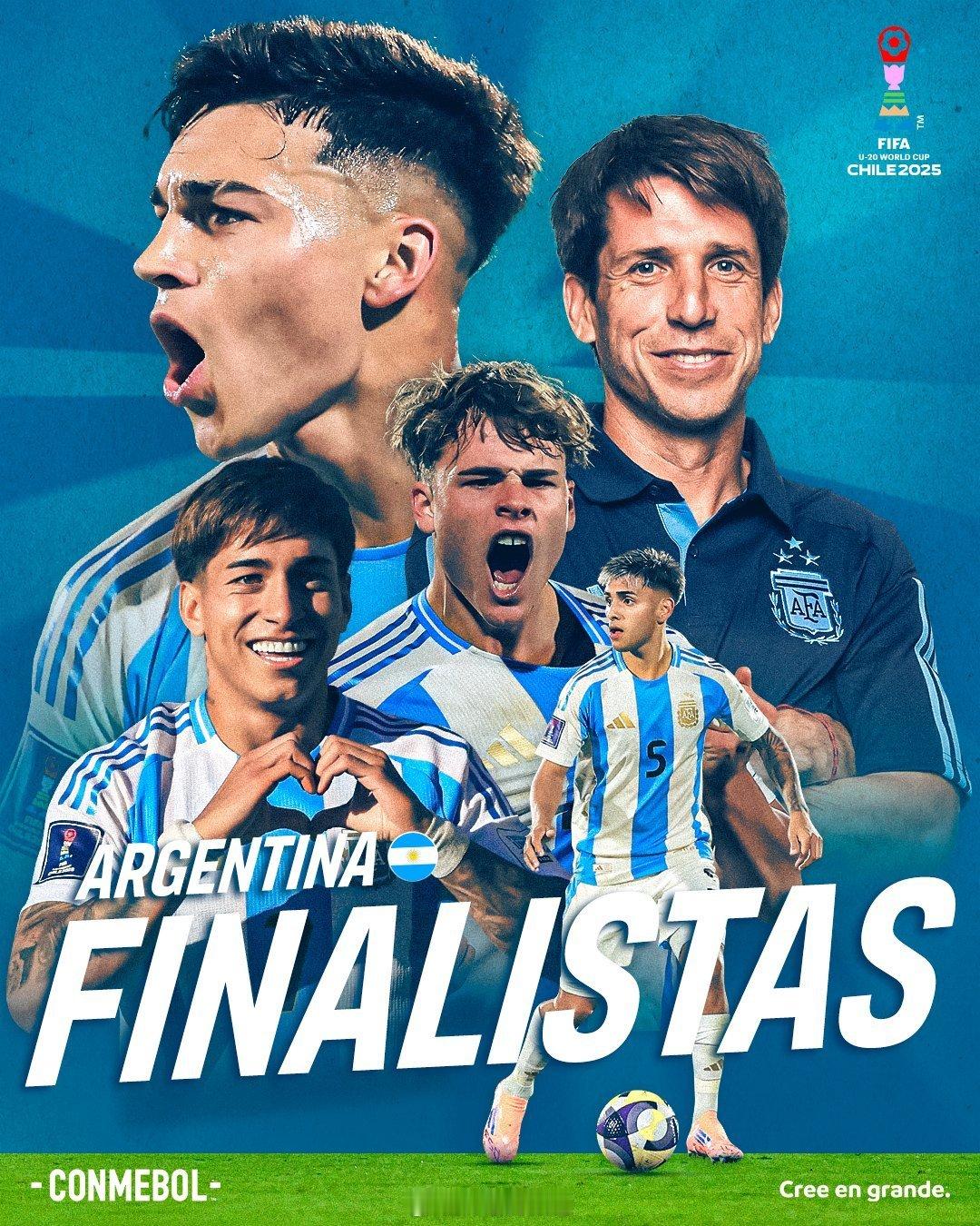 阿根廷将争夺他们的第七座世青赛冠军！👏🇦🇷💪冲冲冲！2025世青赛阿根廷