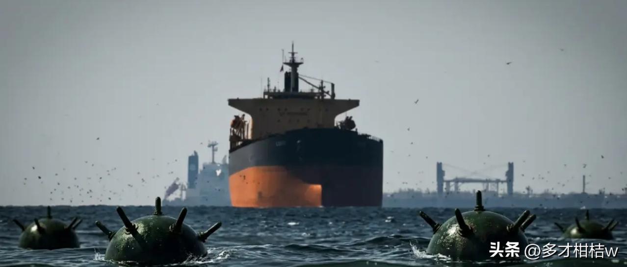 虽然被堵霍尔木兹海峡的油轮上的石油具体属于谁以确定。

但是，和那些油轮上的石油