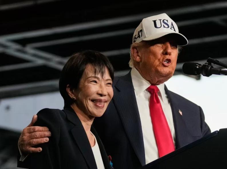 太讽刺了，日本首相高市早苗对内就是 