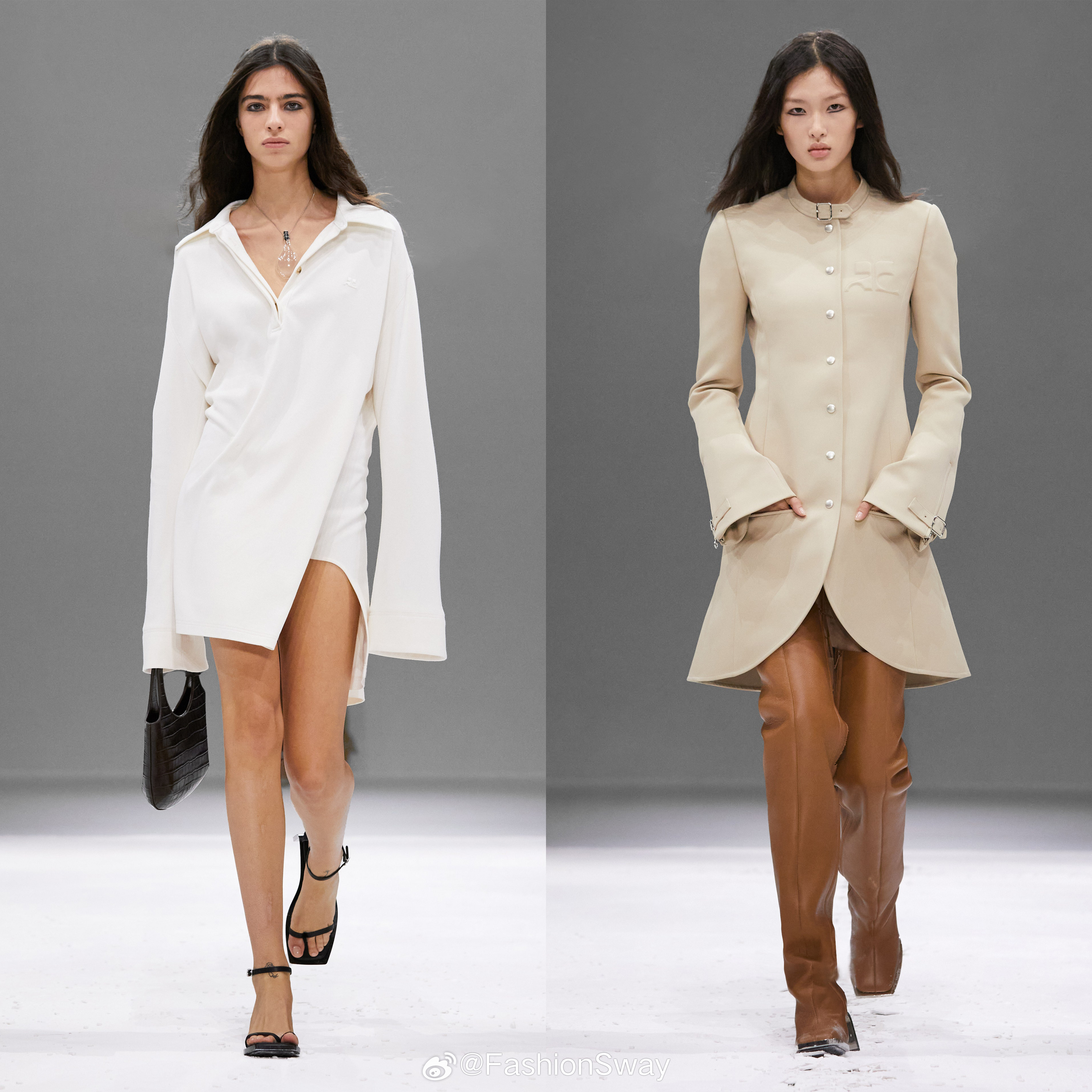 • Courrèges S/S 2024设计向来别具一格的Courrèges，选