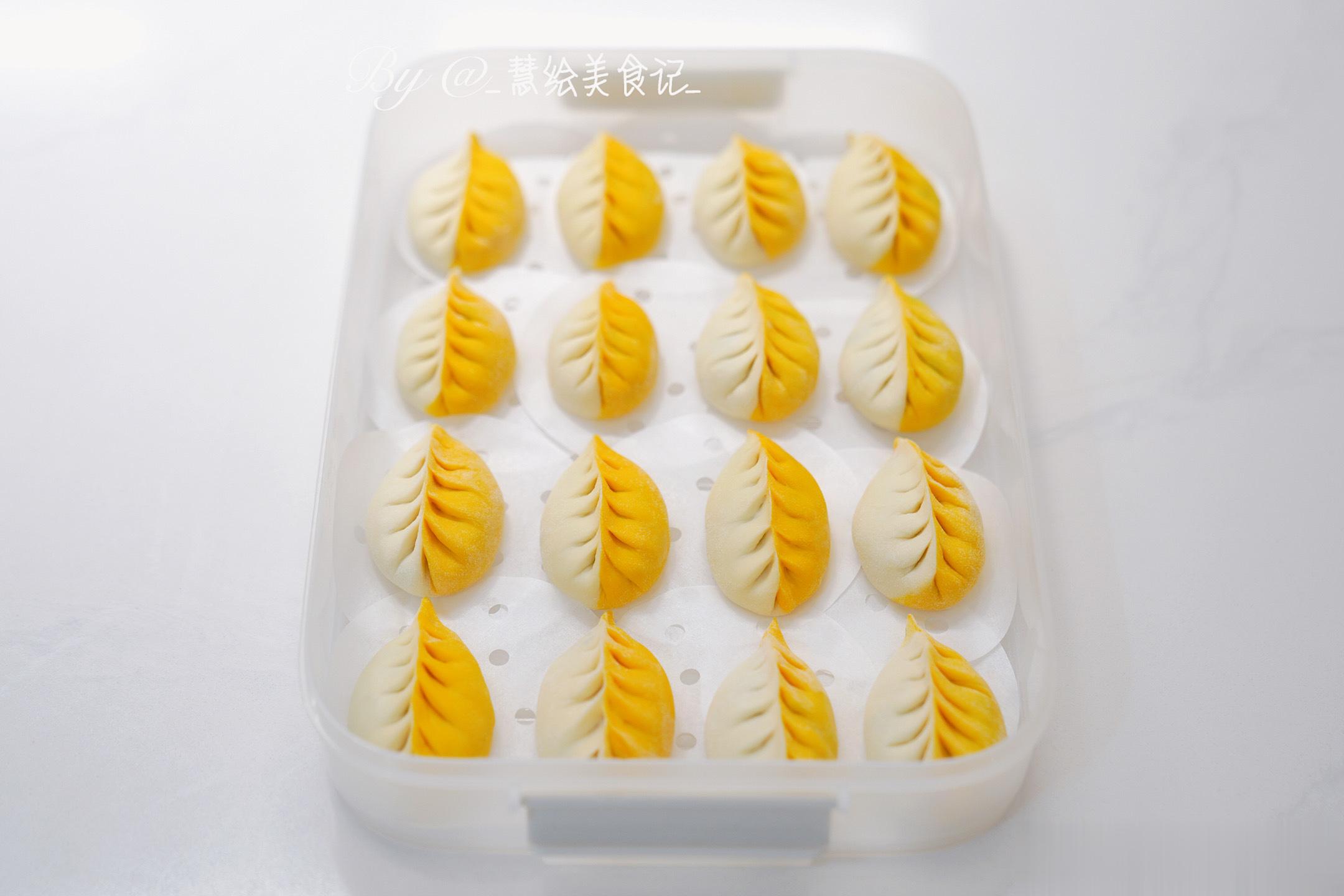明天的早饭🥟南瓜双色柳叶饺子~#理想生活季##生活也美味##慧绘美食记[超话]