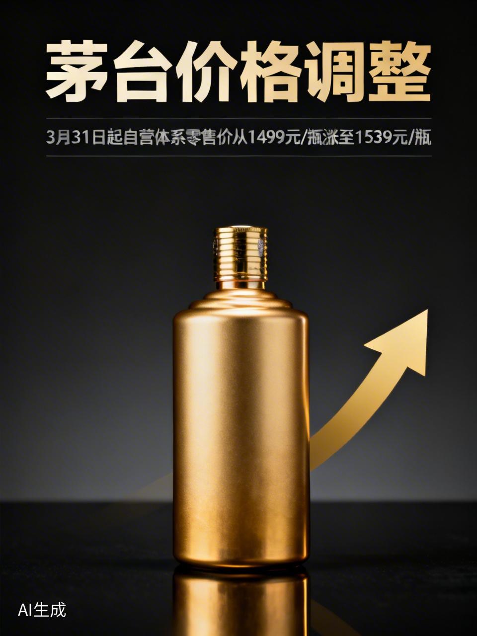 贵州茅台这价格调整得挺突然啊。3月31日起，飞天茅台自营体系零售价从1499元/