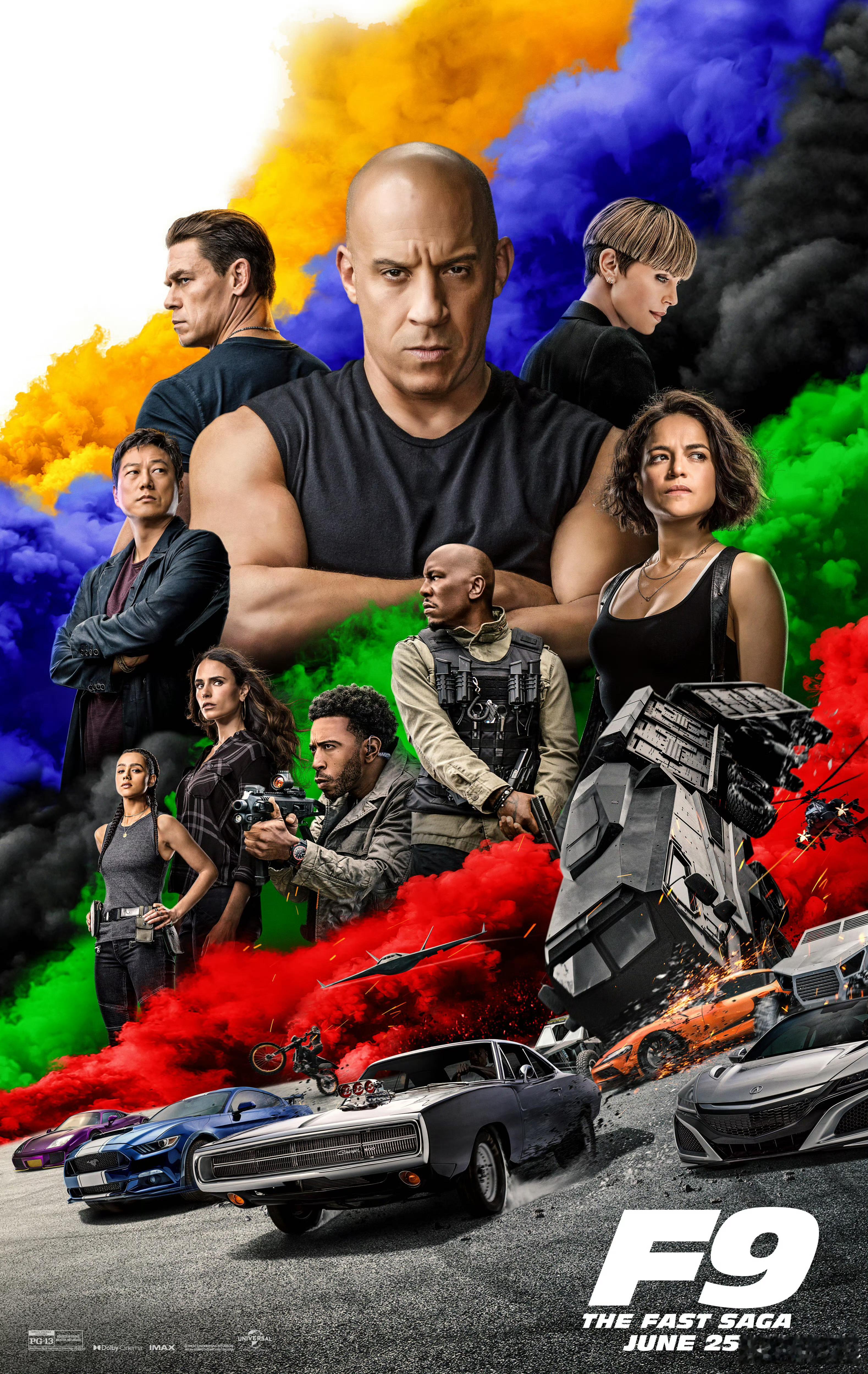 Peacock流媒体正在筹备4部全新真人版《速度与激情》电视剧！对此范迪塞尔表示