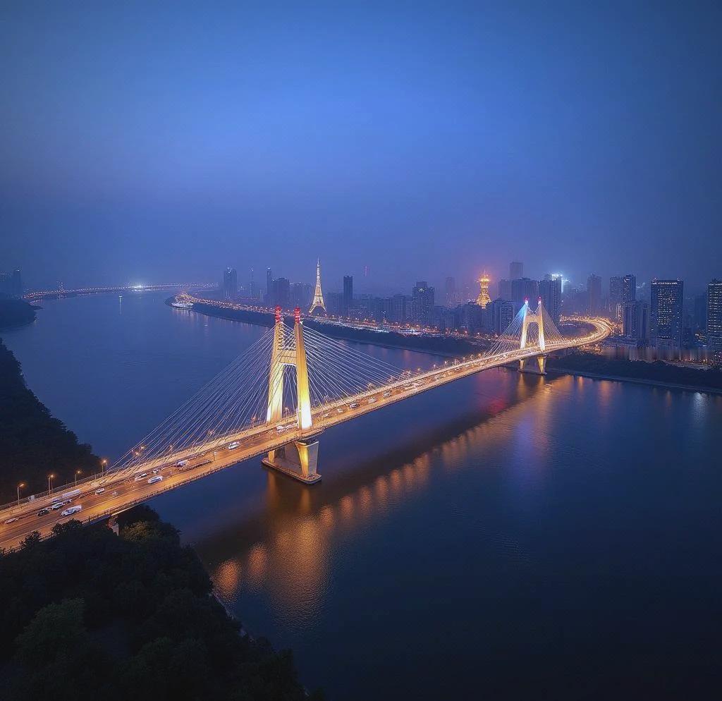 何为武汉江城？是长江与汉水在此挥毫泼墨，勾勒出的磅礴“人”字；是千年文脉在黄鹤楼