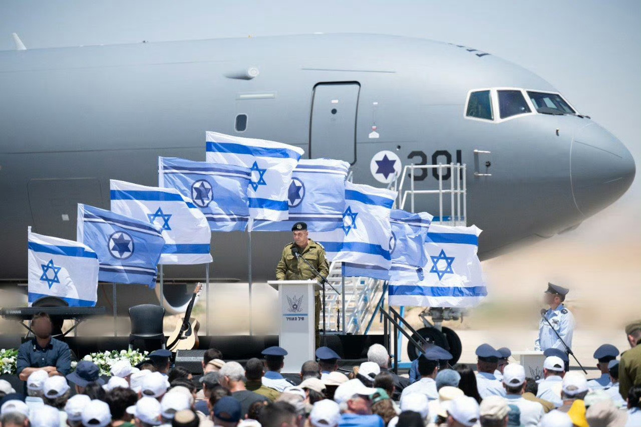 以色列空军从美国接收了首架KC-46A空中加油机，有了这种装备，将进一步延伸以色