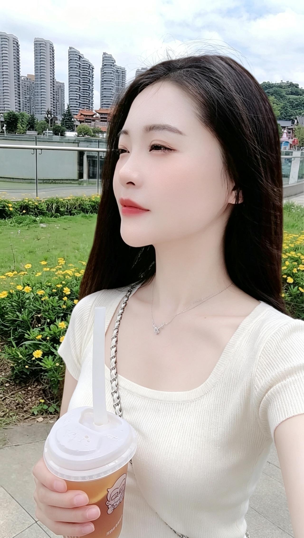 好天气配奶茶