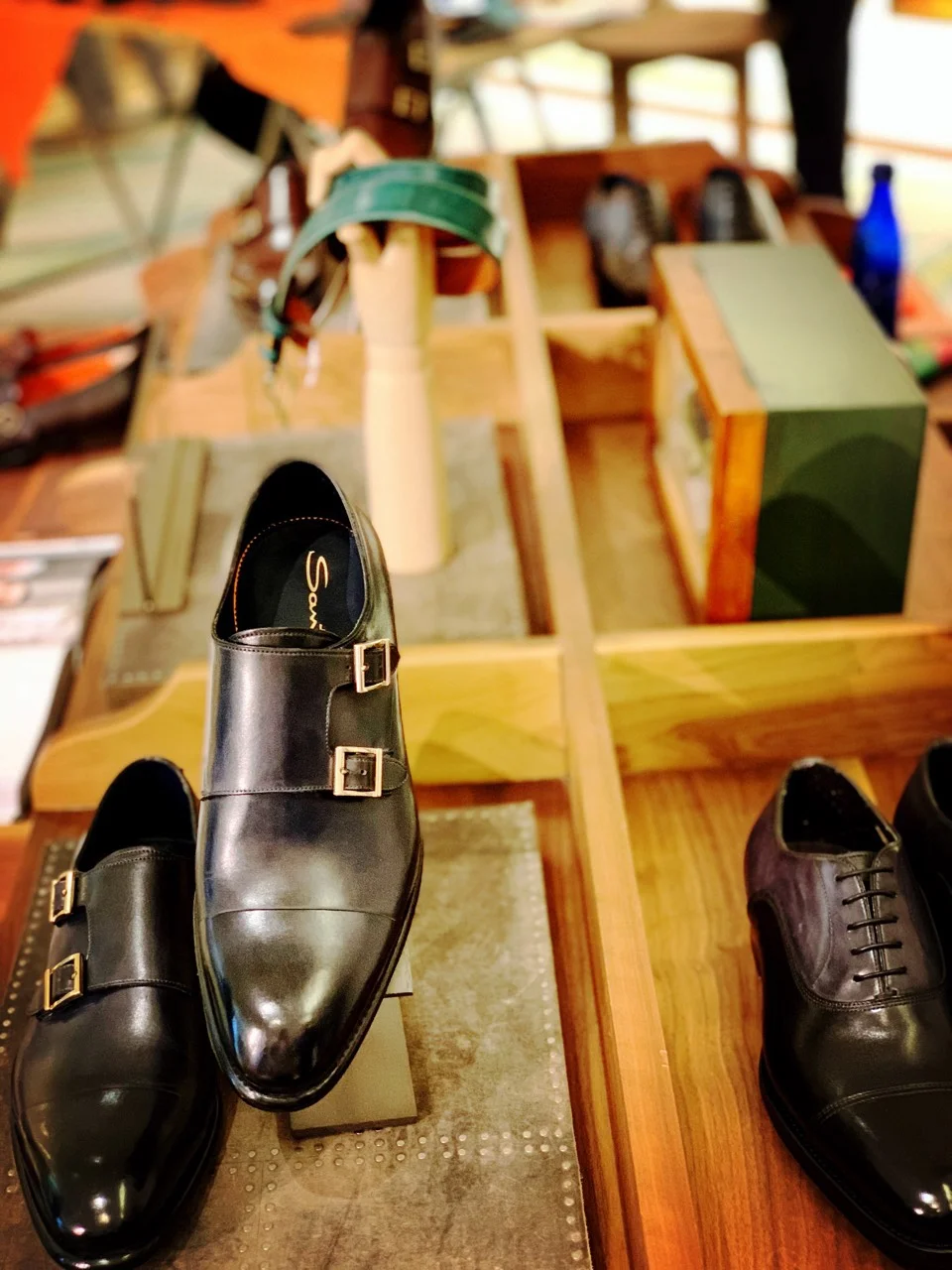 今天现场看到的 意大利手工艺👞