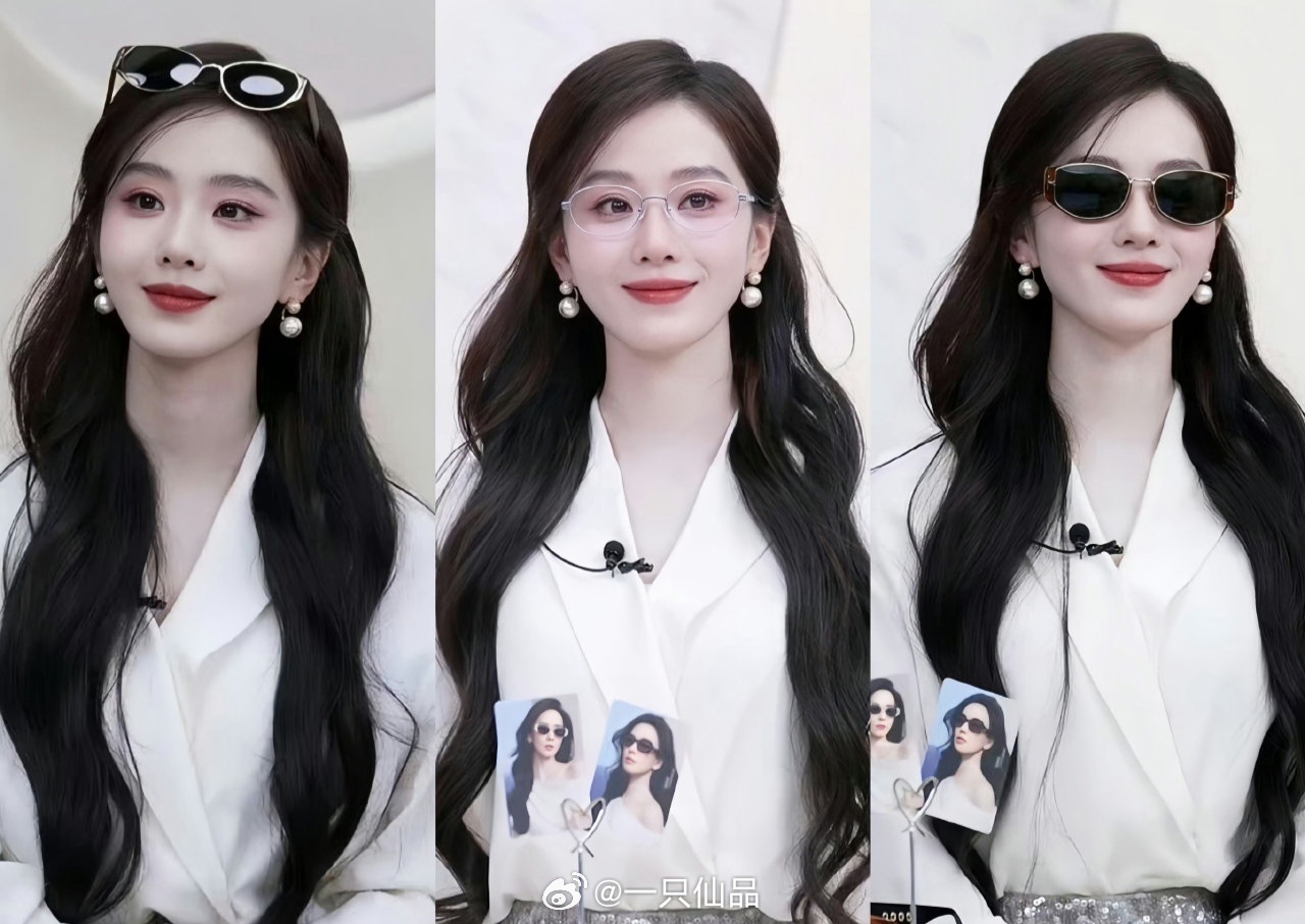 刘诗诗就是现代高智感女主的天选之人刘诗诗金丝眼镜大波浪