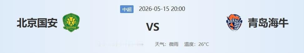 🔥 中超前瞻：4连胜黑马客场掀翻国安？两大反常信号暗示大冷！北京国安 vs 青
