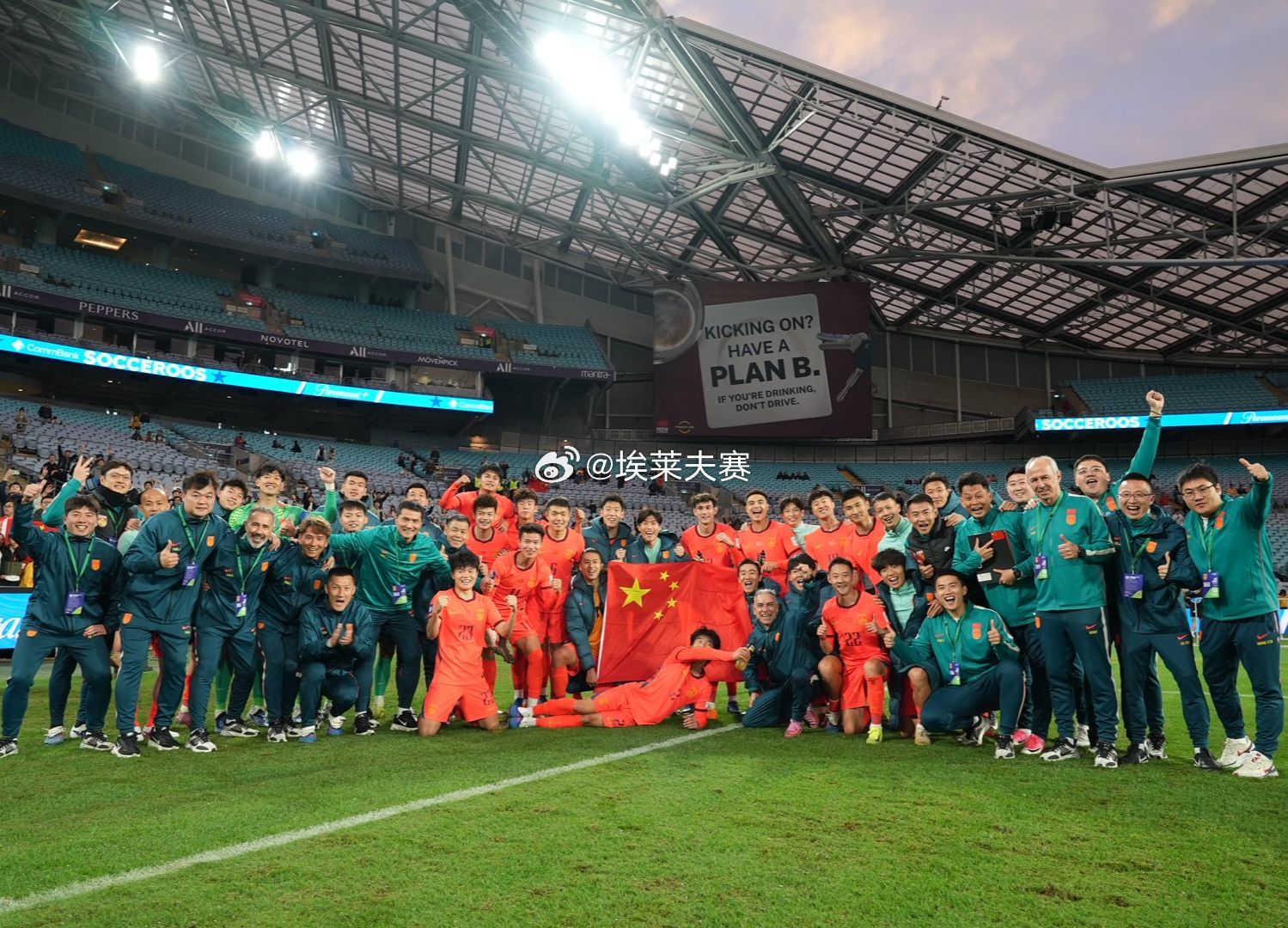 北京国安国足vs库拉索 林良铭更新社交媒体：“中国队必胜！🇨🇳🇨🇳国足 