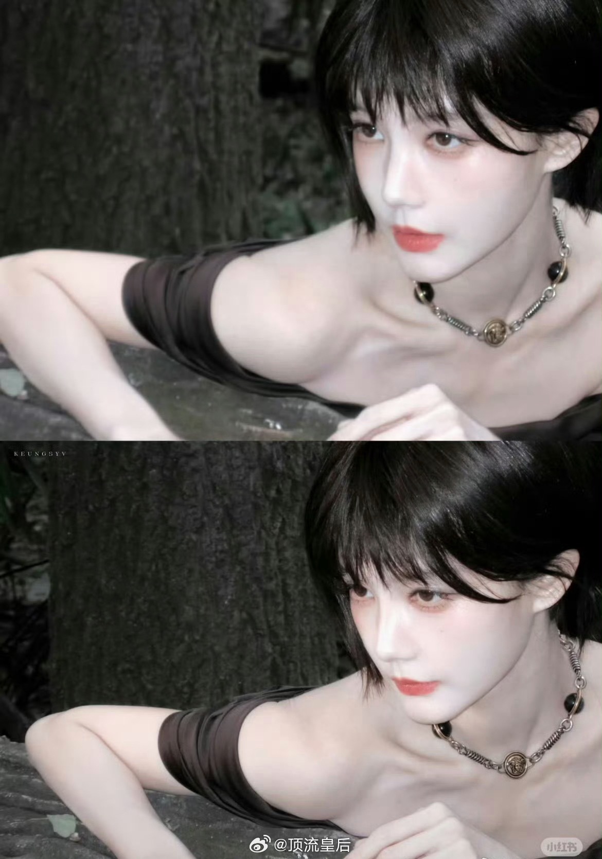 短发李一桐 芭比娃娃感受到了李一桐建模脸的杀伤力，太精致完美了。 