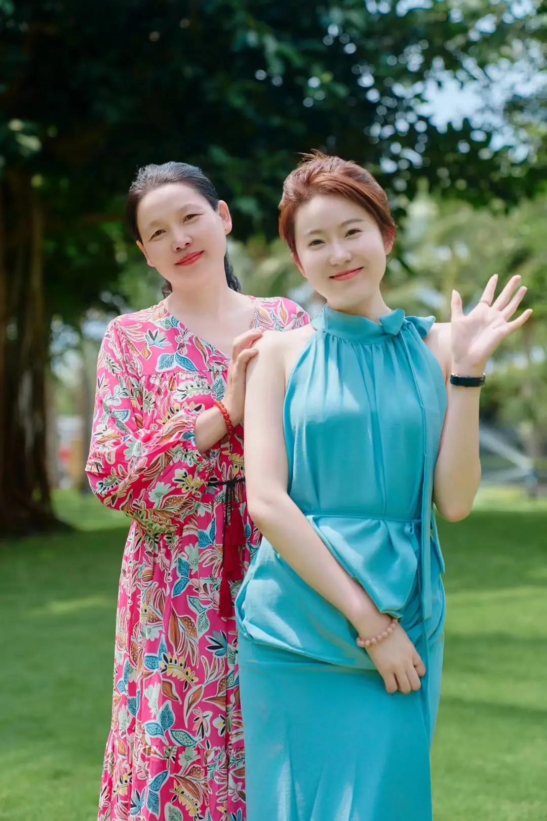 今天陪妈妈，休息！