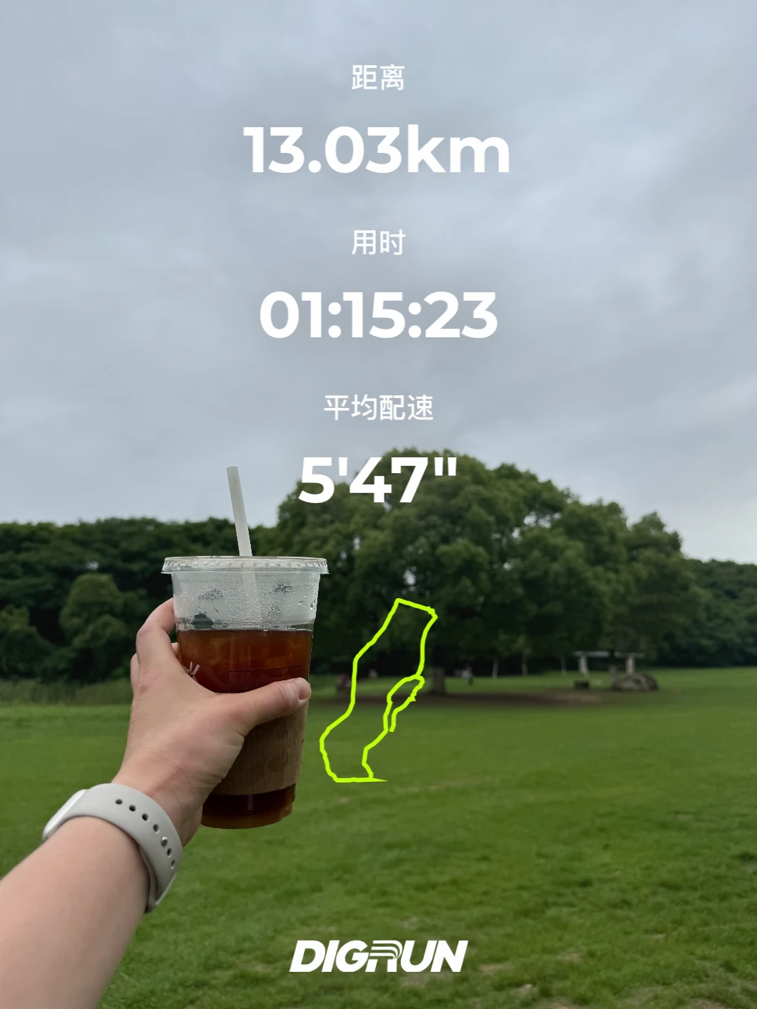 跑完来杯冰美式简直是救赎
