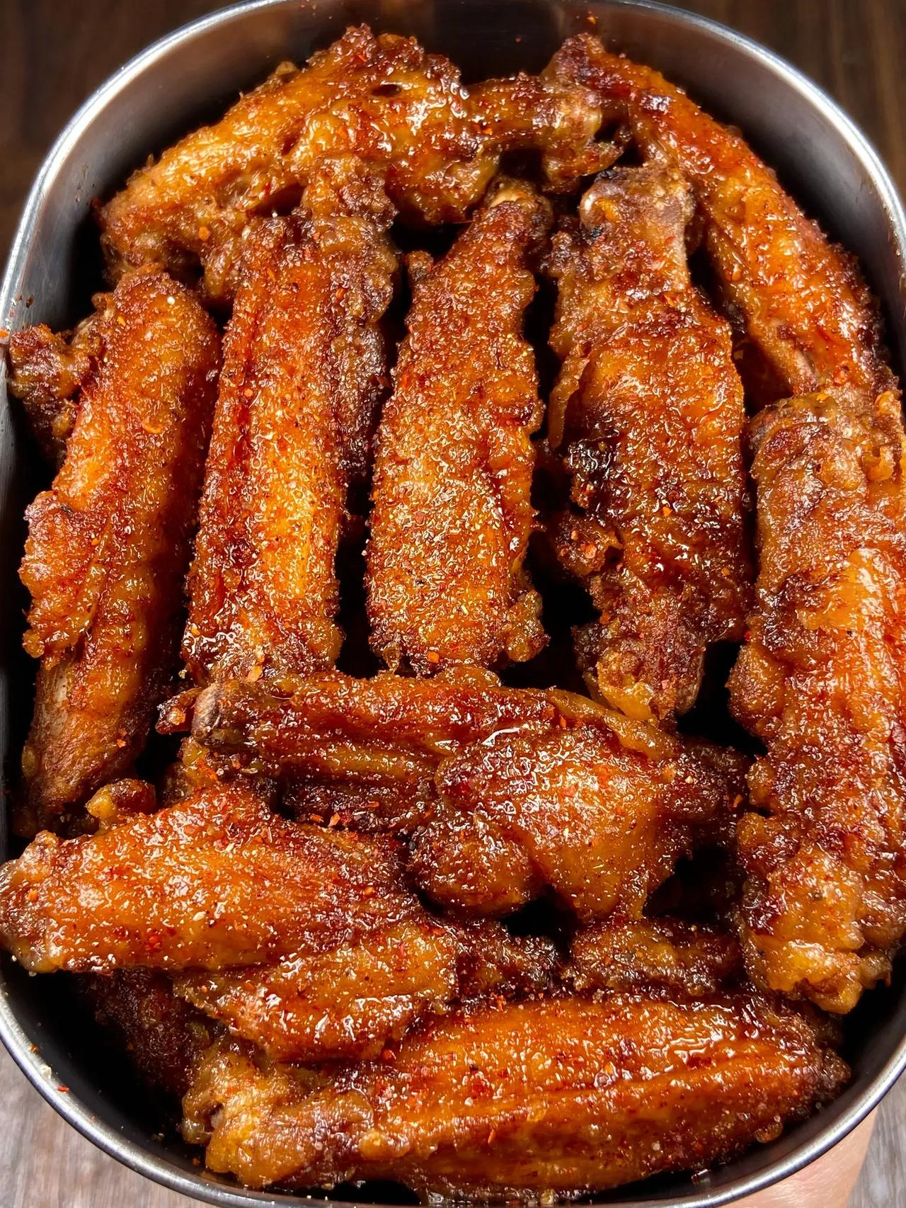 因为这个……我在同事圈里出名了！！！|||中午自己做了这个香酥鸡翅带去公司吃，同
