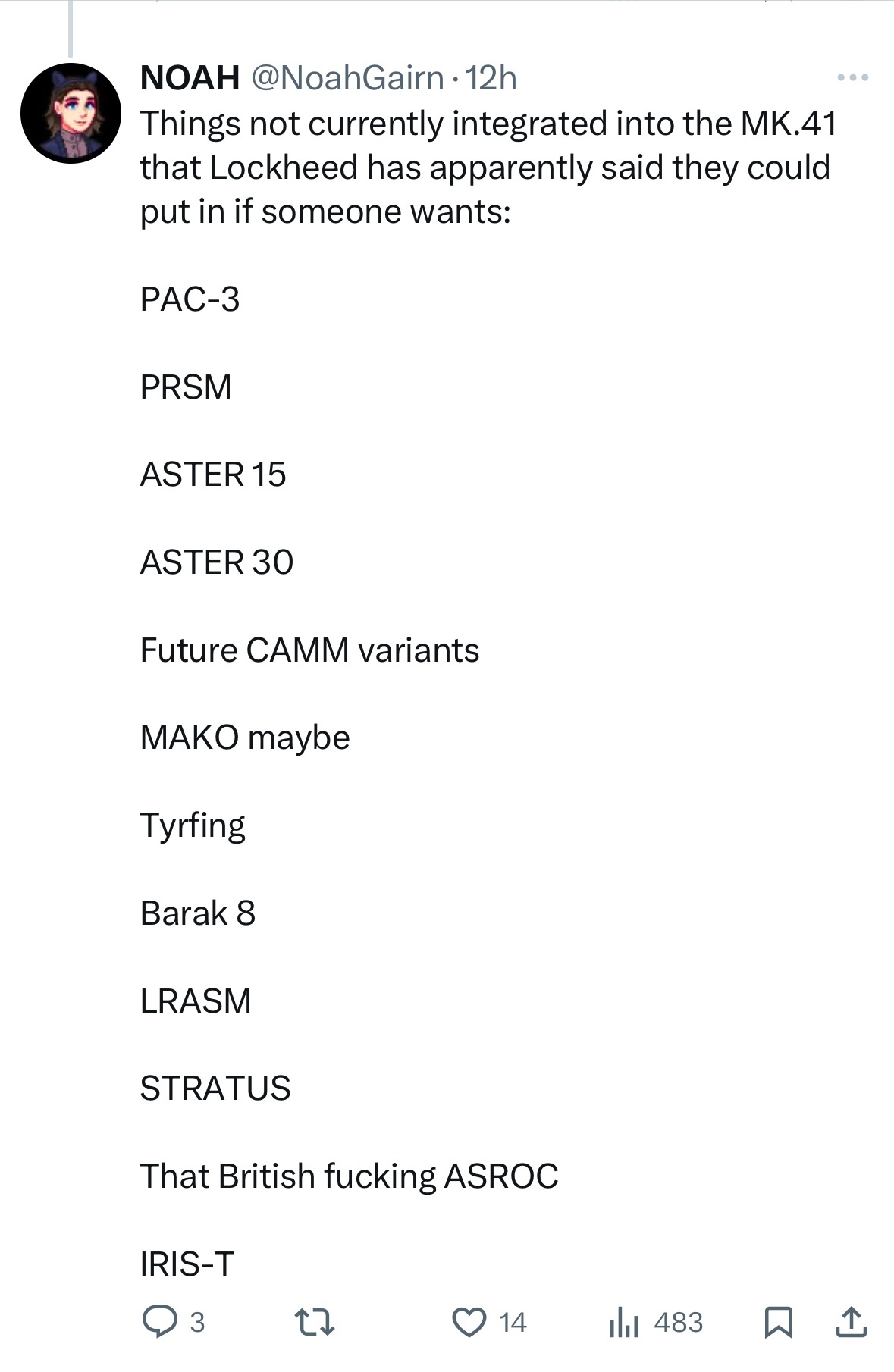 中外舰闻 烽火问鼎计划 每天认识一件兵器 Navy Lookout（图1）和Ga