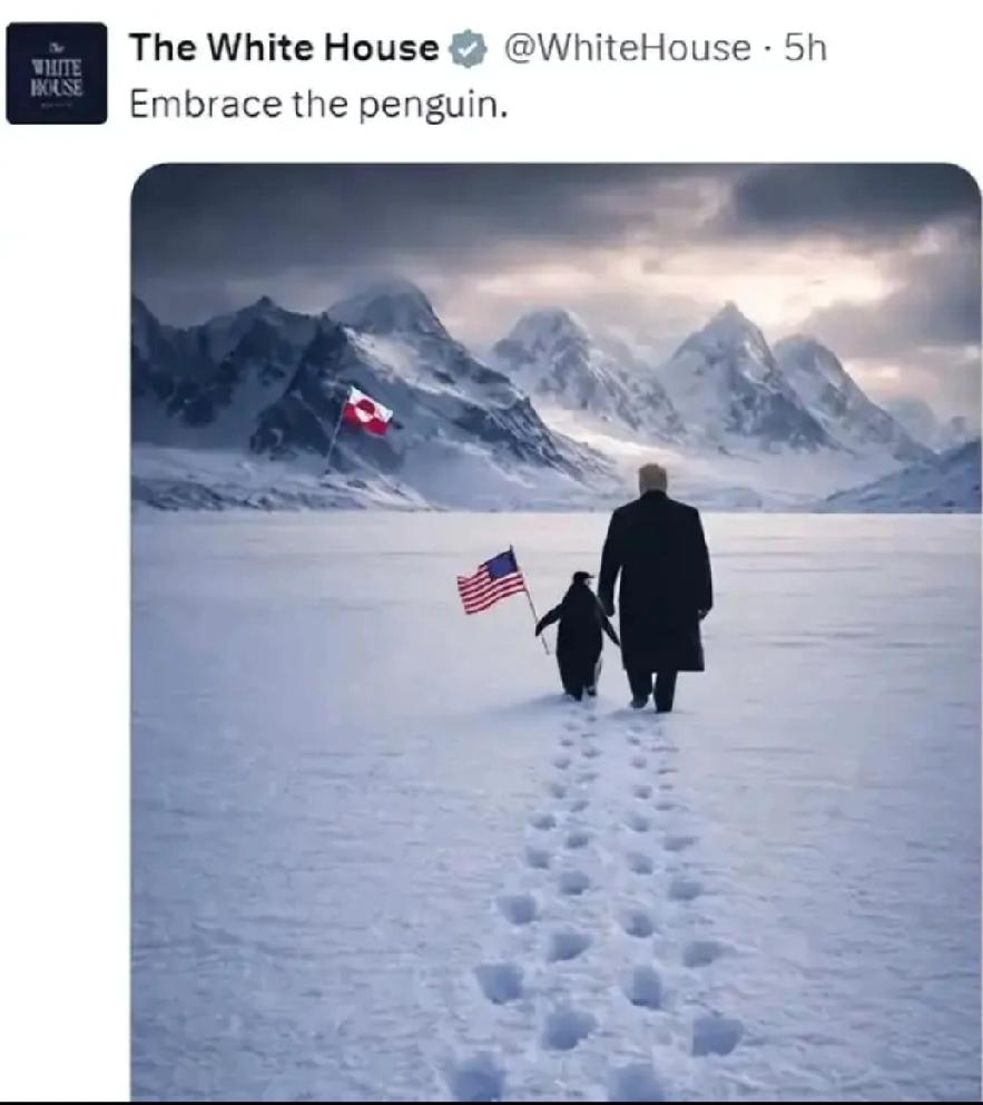 特朗普这条推特真是让人笑掉大牙。说中国“成功且彻底接管加拿大”，这简直是无稽之谈