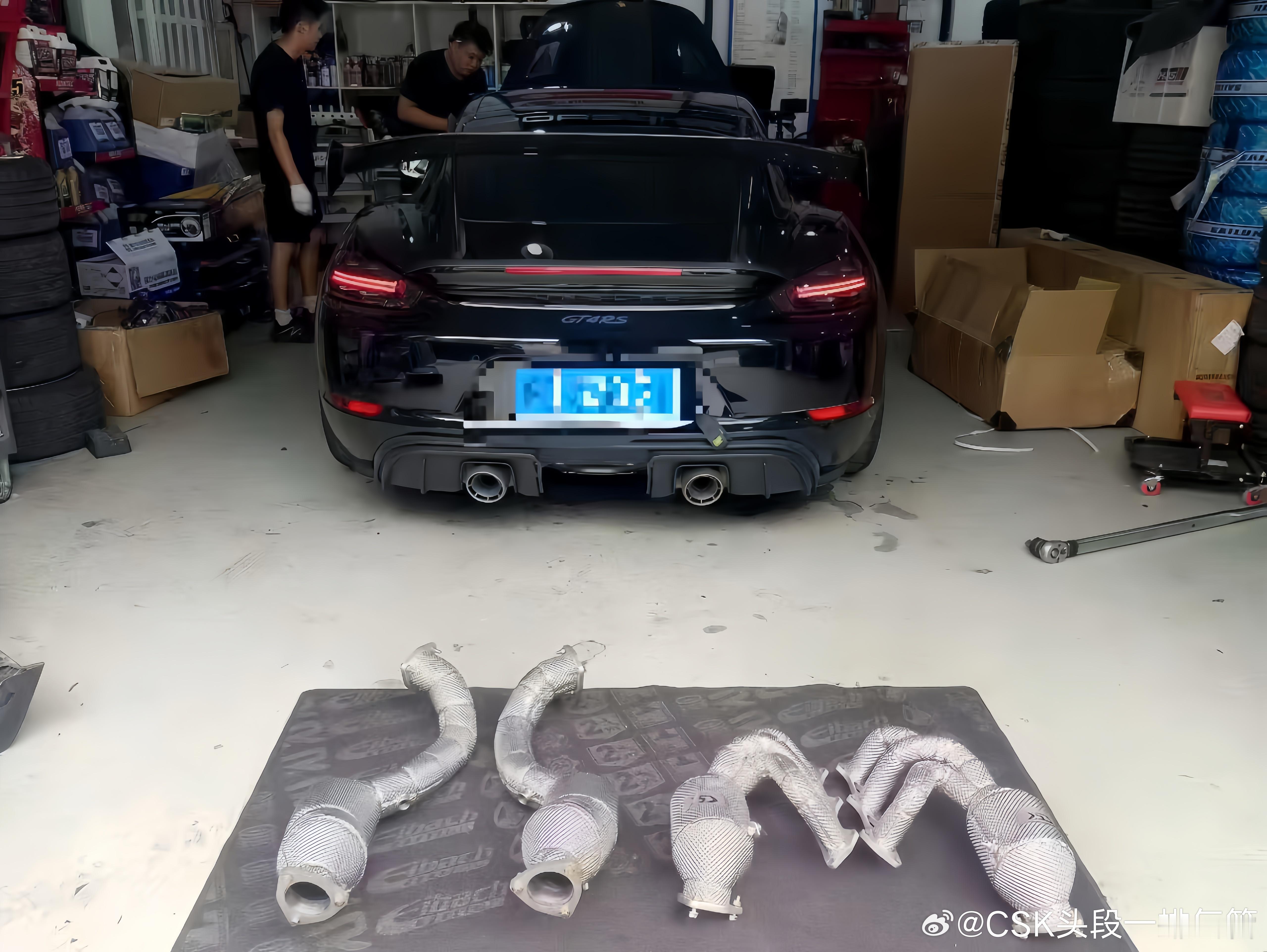 保时捷718 GT4 RS 升级CSK芭蕉三元 + 头段200目 ​​​