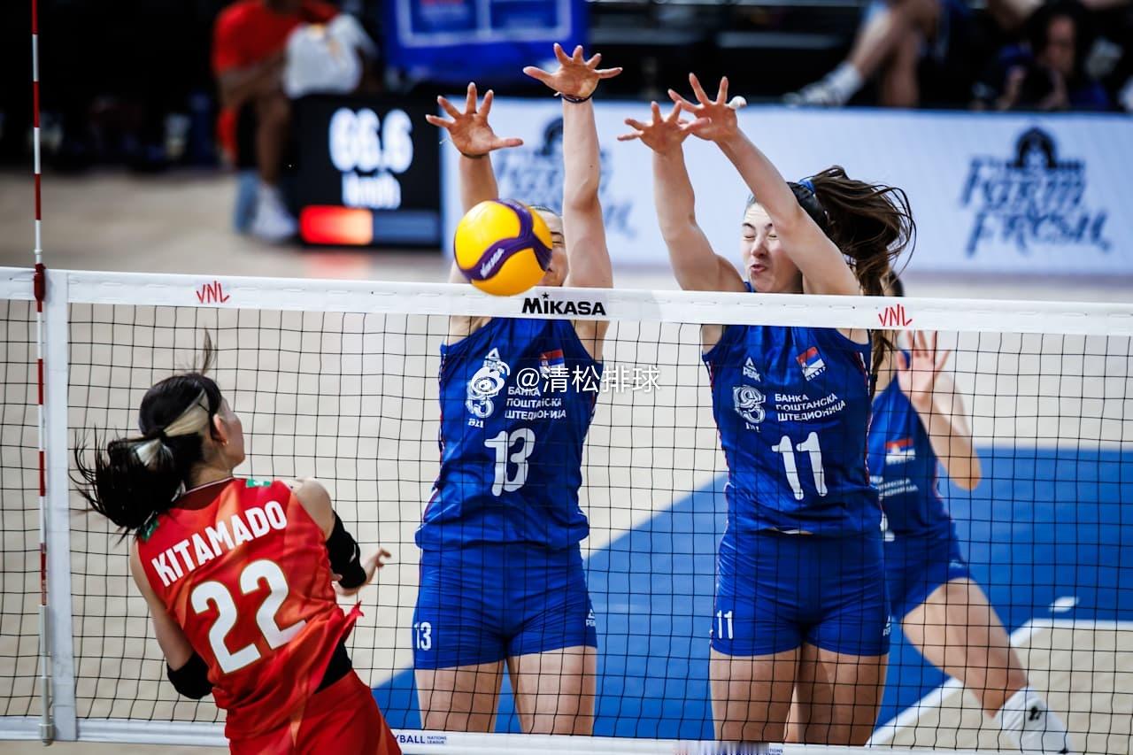 2026年世界女排联赛菲律宾帕西格站日本女排vs塞尔维亚女排第四局：32-30大