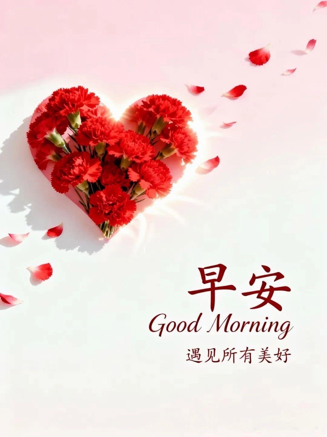 早安 又是一个崭新的清晨，收拾好心情重新出发。放下昨天的疲惫和遗憾，怀揣热爱好好