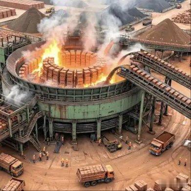 《从泥土到城市基石！探秘巨型砖厂，看黏土如何被制成坚固的建筑砖》播放量：1.1万