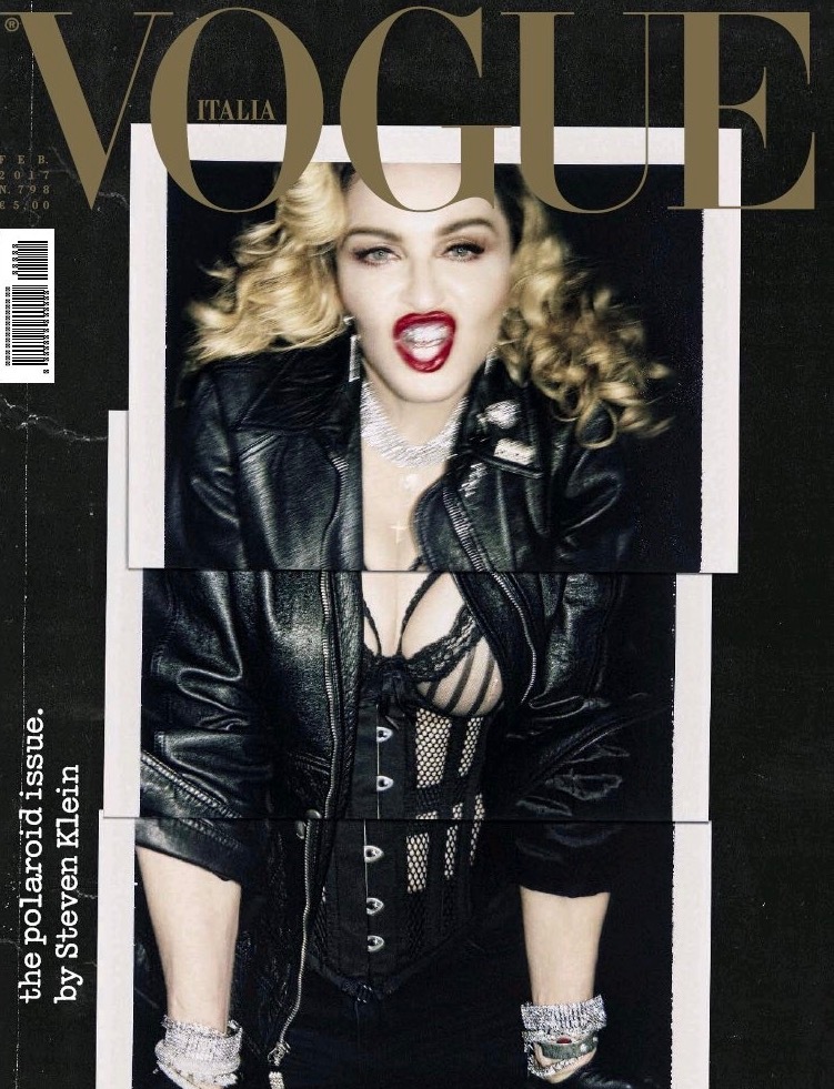 Madonna  盘点Madonna五登意大利版VOGUE封面，明星之最。图1 