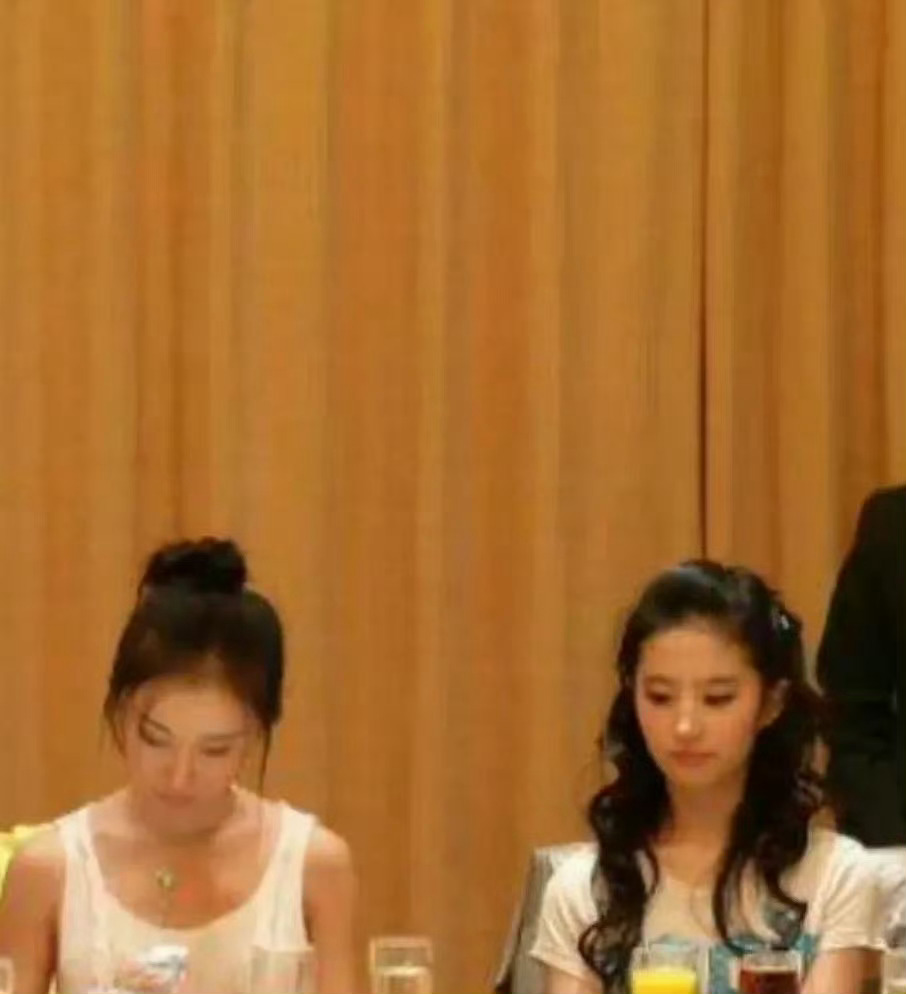 刘亦菲旁边这个美女看着好眼熟，就是叫不出名字来 