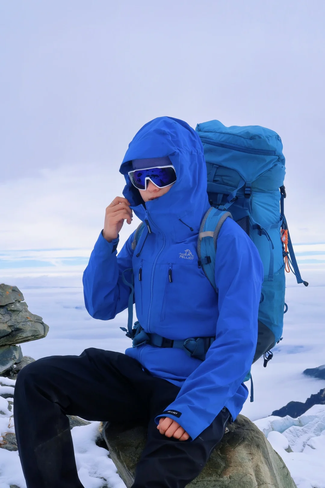 🌟高性价比冲锋衣王者！川西高海拔徒步必备