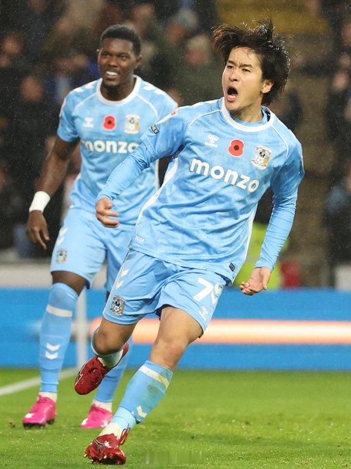 考文垂时隔25年重返英超 英超日本人再加一位，坂元達裕7球3助攻帮助球队升级，他