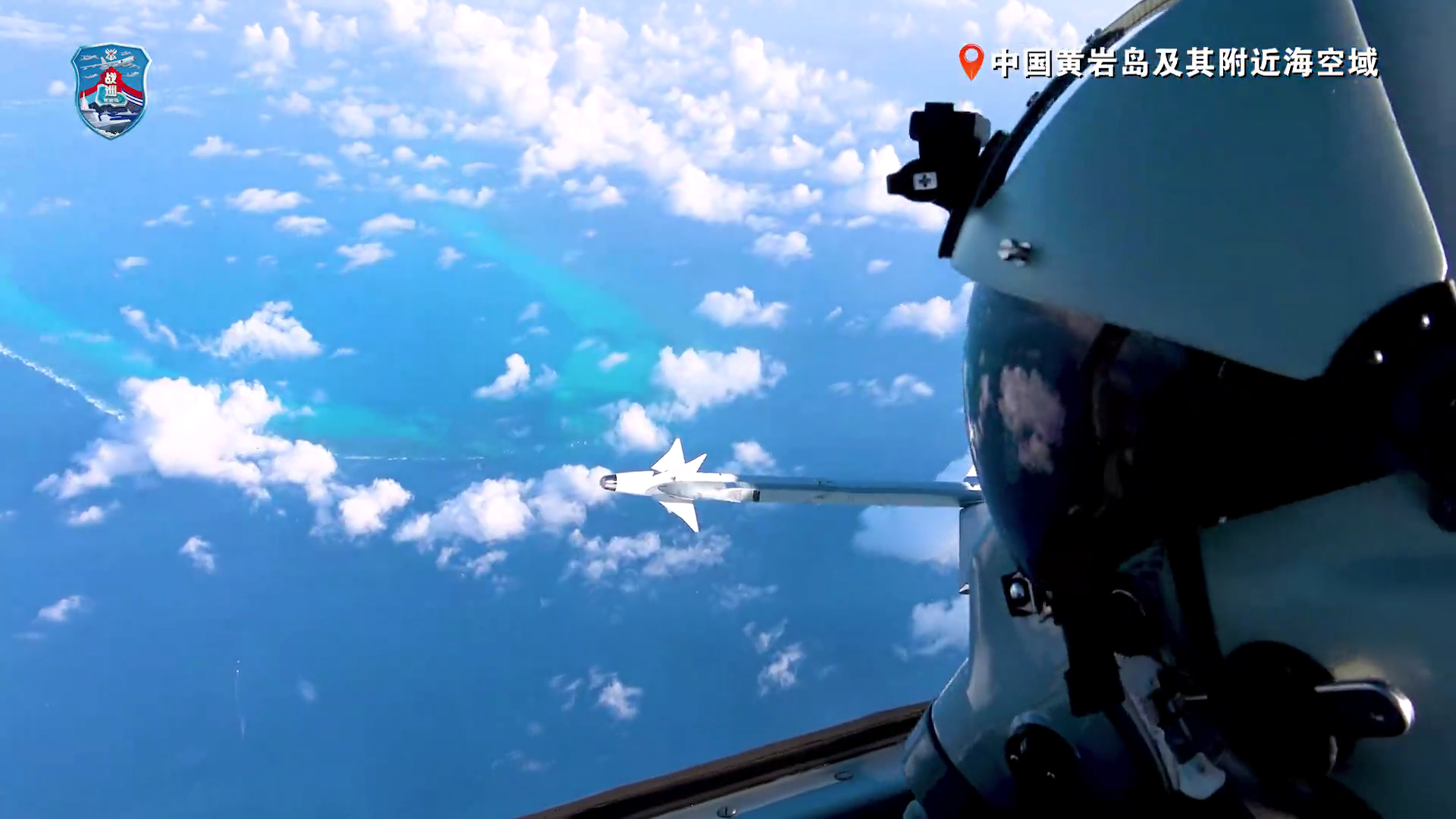 黄岩岛的上空不能没有猎鹰挂载霹雳-5实弹的教-10继续警巡黄岩岛 烽火问鼎计划解