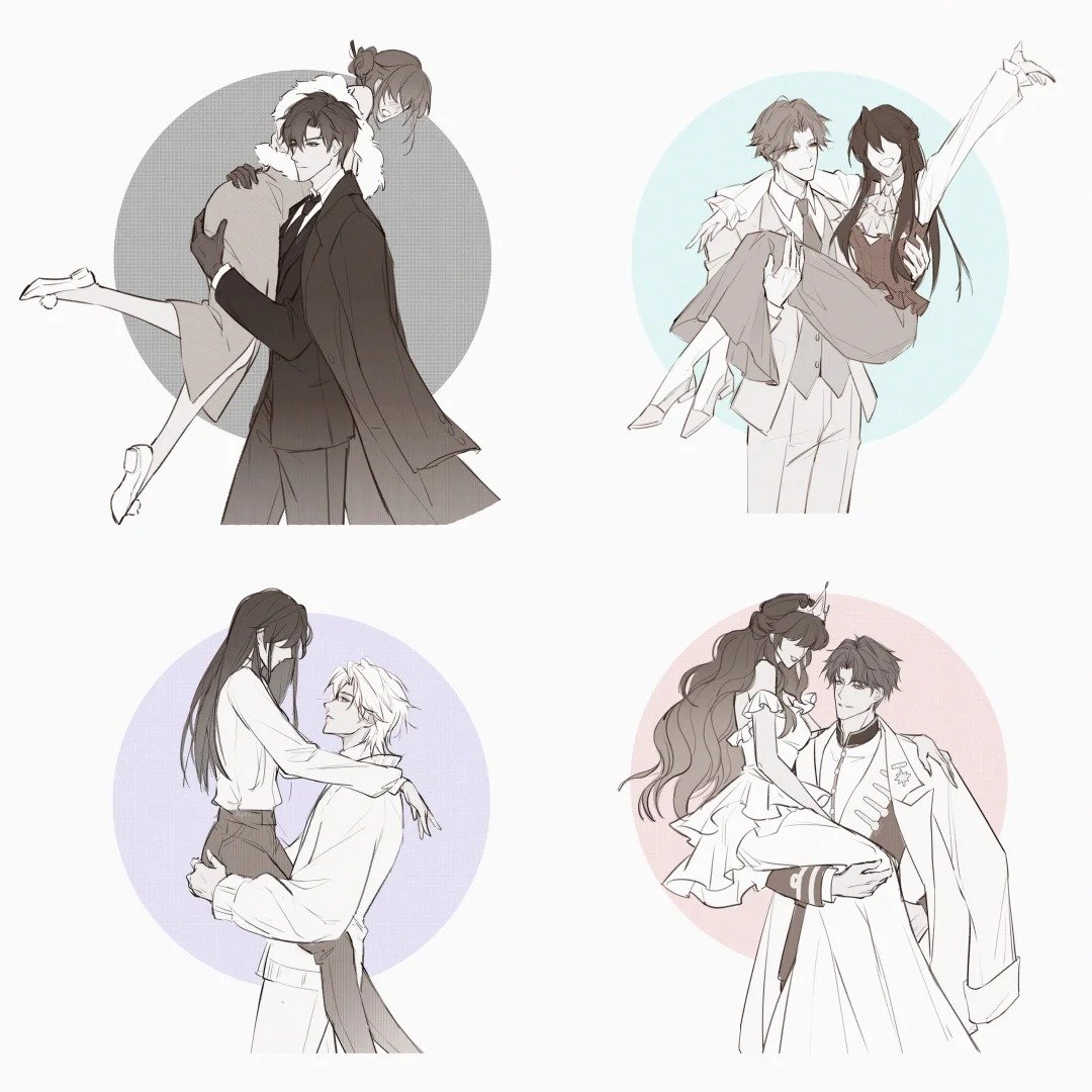 他们会怎么抱你呢 