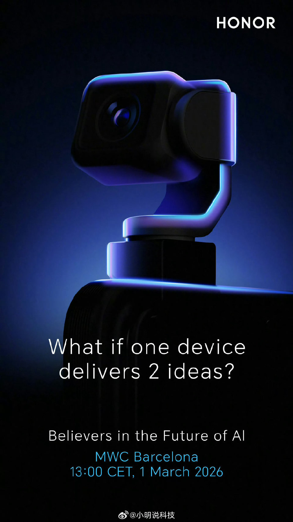 荣耀RobotPhone成精了MWC2026巴塞罗那展会上，荣耀正式发布了首款机