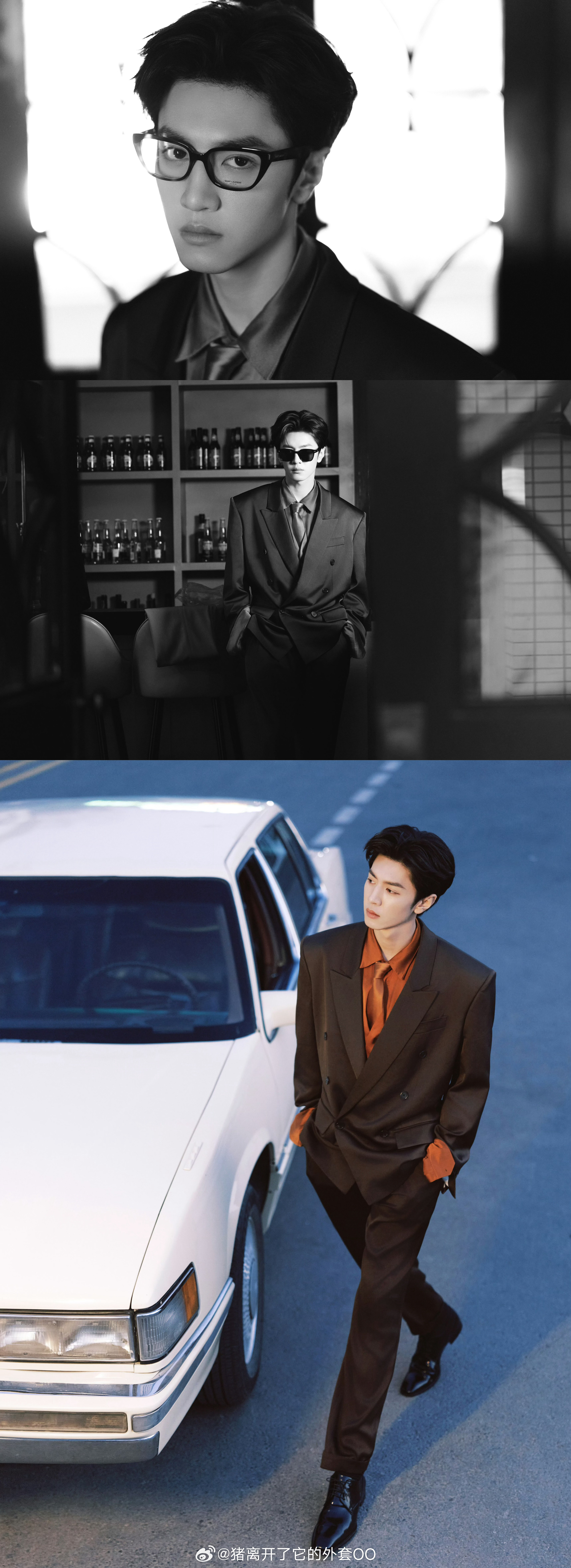 白敬亭、宋威龙、邓为、丁禹兮、陈哲远、曾舜晞、魏大勋、陈伟霆、张康乐，男明星微博