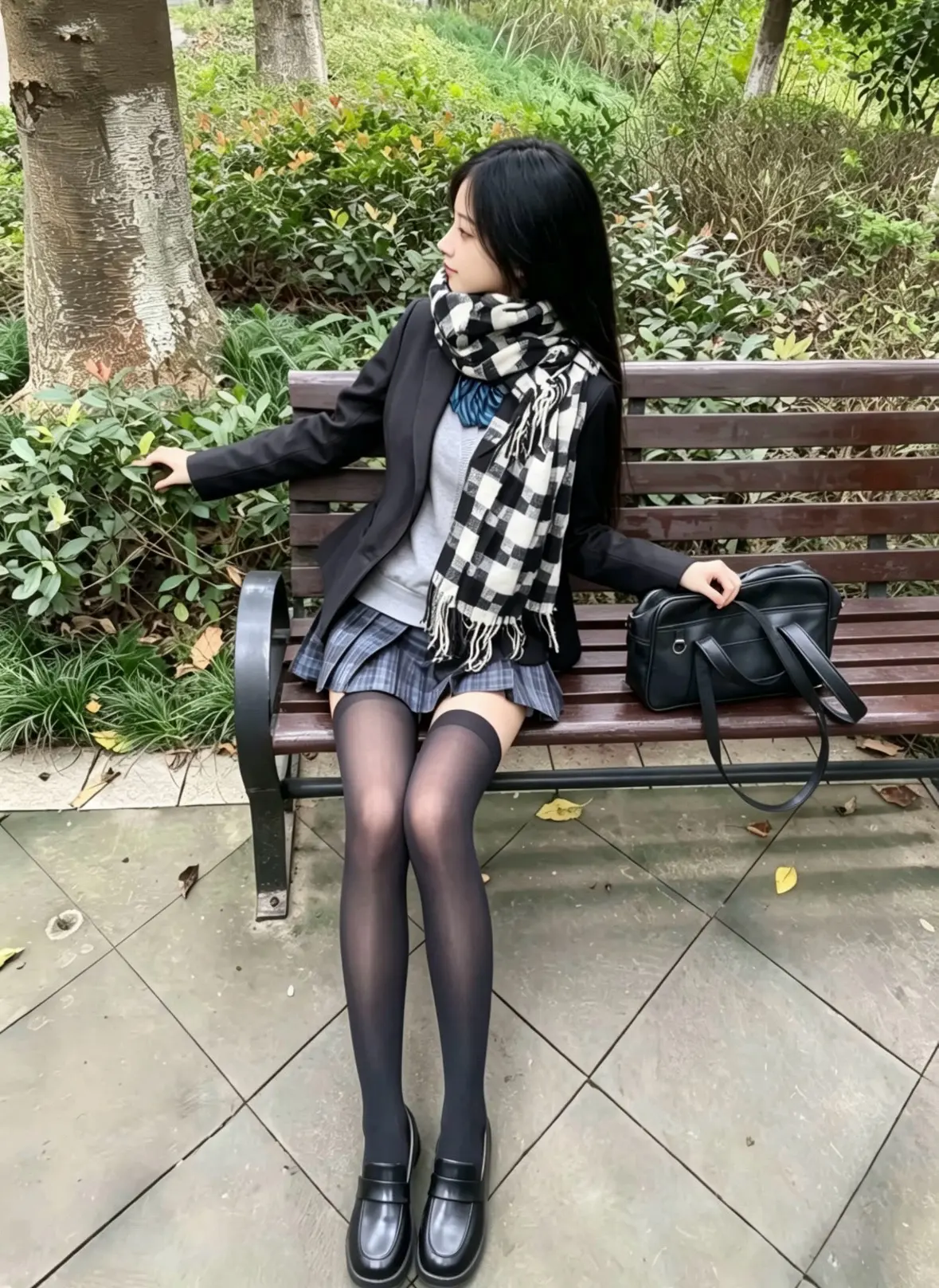 jk穿搭 jk推荐 jk日常穿搭 jk拍照姿势 jk裙