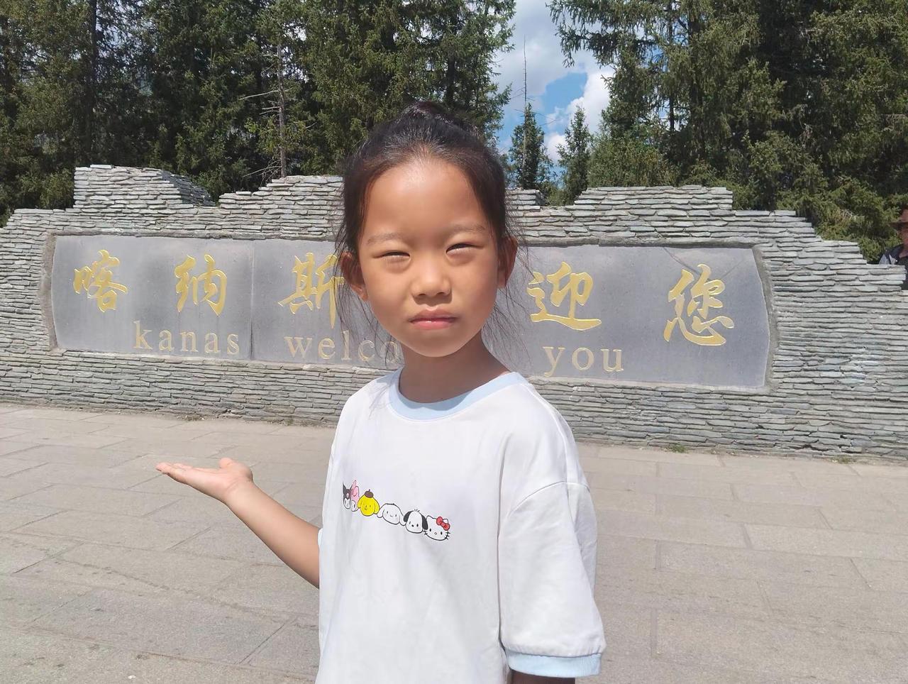 美丽的喀纳斯湖风景如画