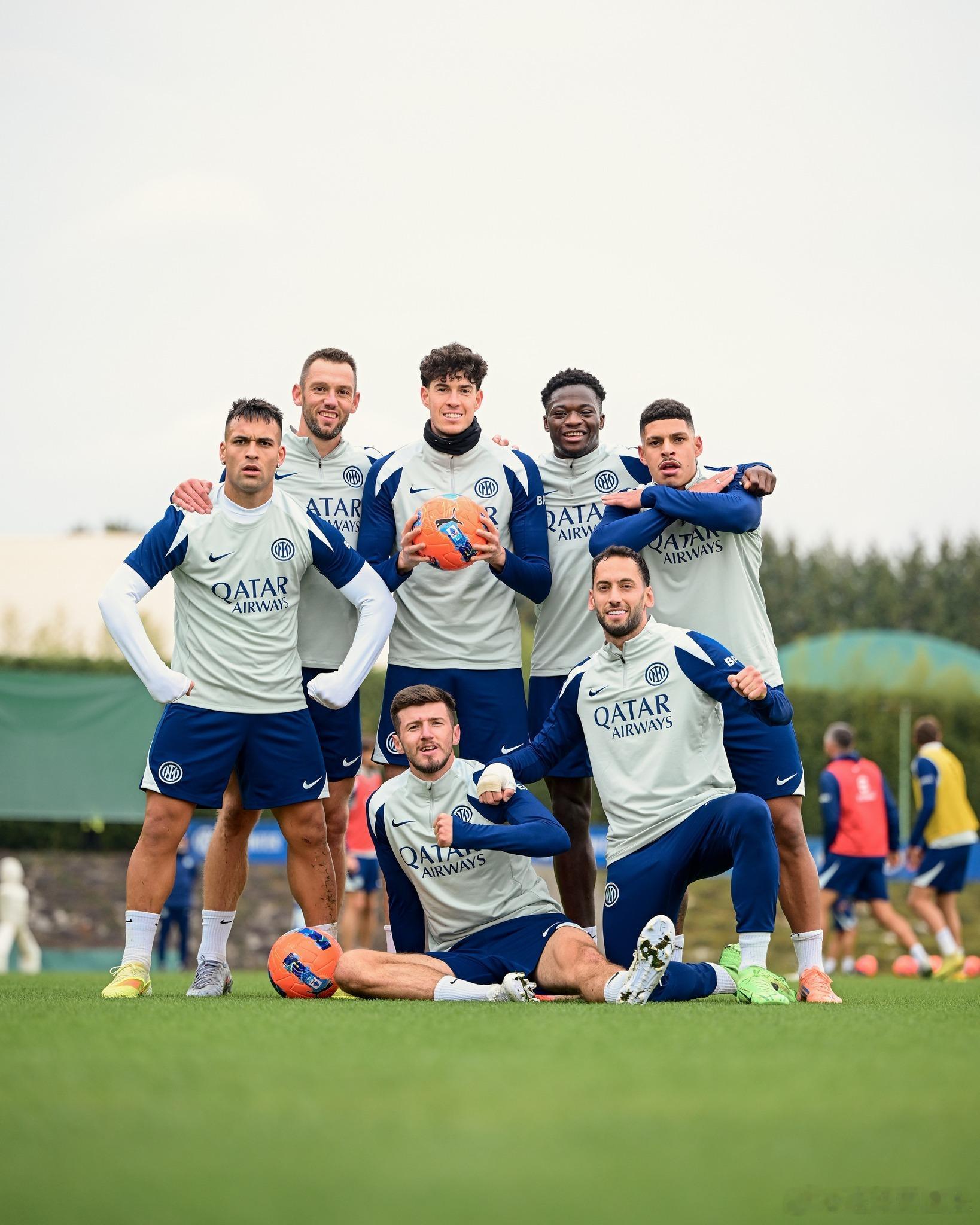 国际米兰继续备战米兰德比！💙🖤🔥