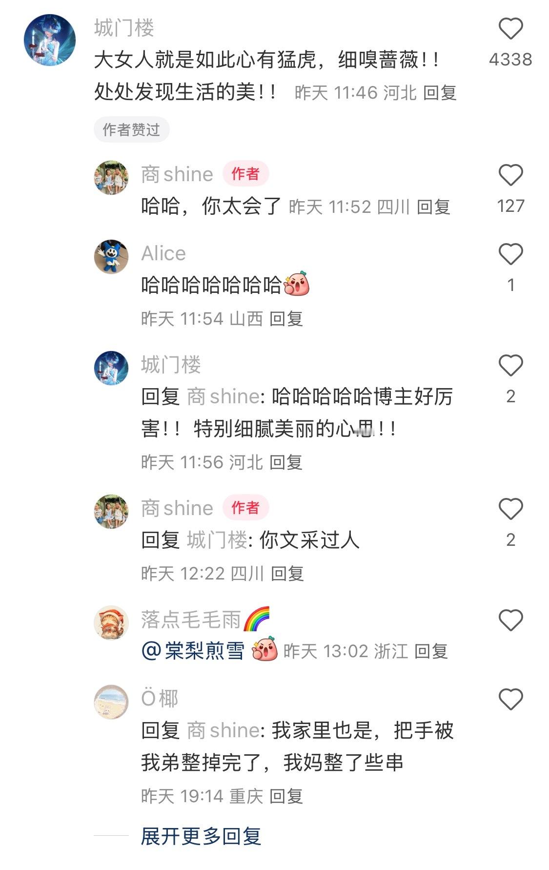 用珠子给衣柜门串了把手 