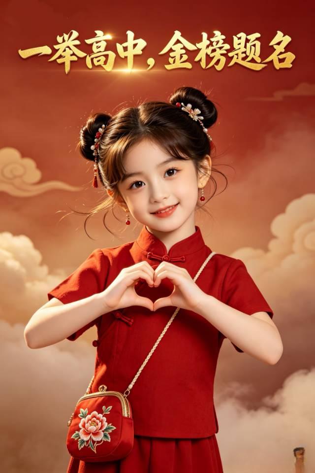 笔锋藏底气，考场展锋芒，愿你落笔皆如愿，金榜题名，奔赴璀璨前程。